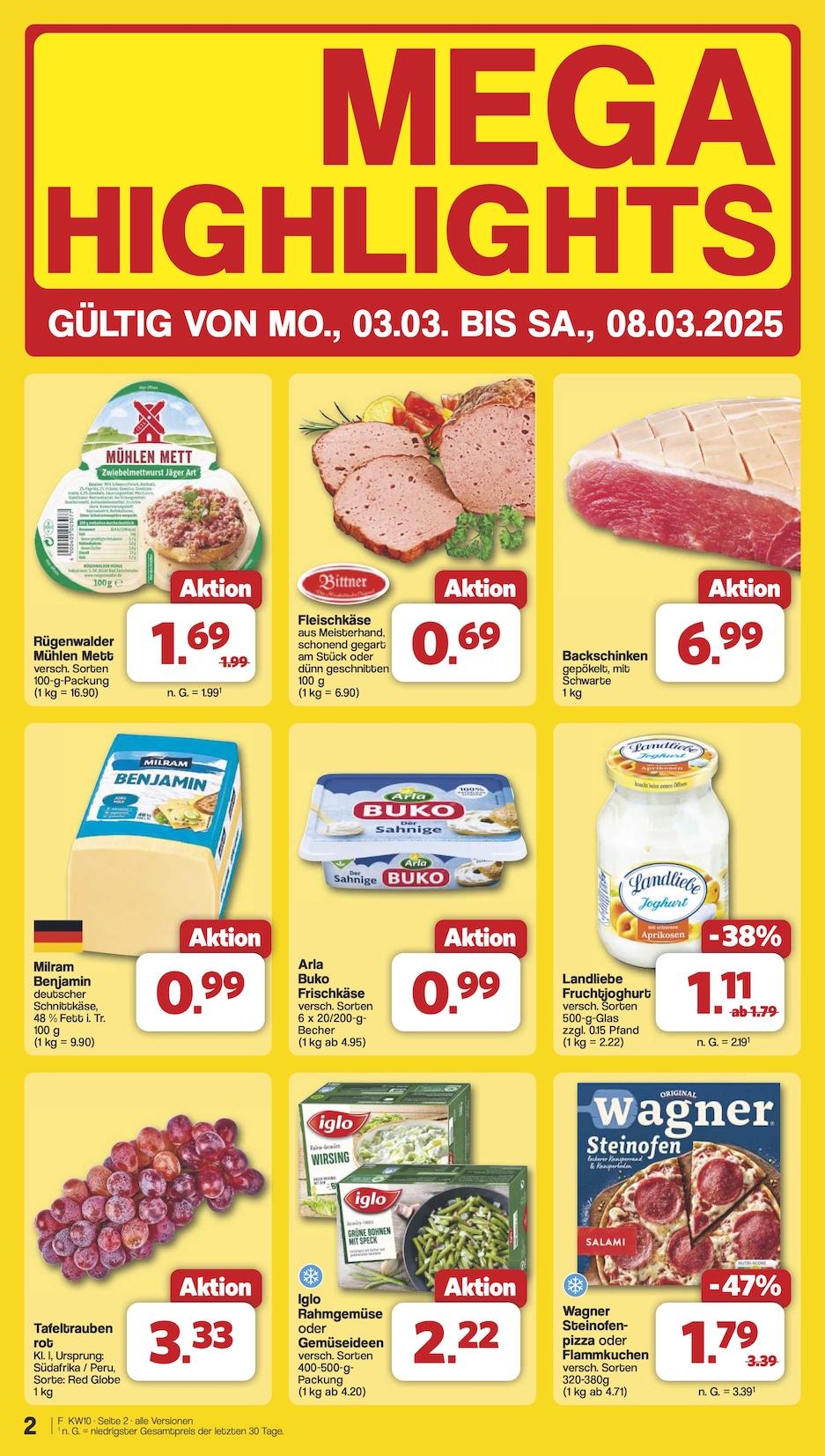 Famila Aktueller Prospekt ab Montag Seite 2