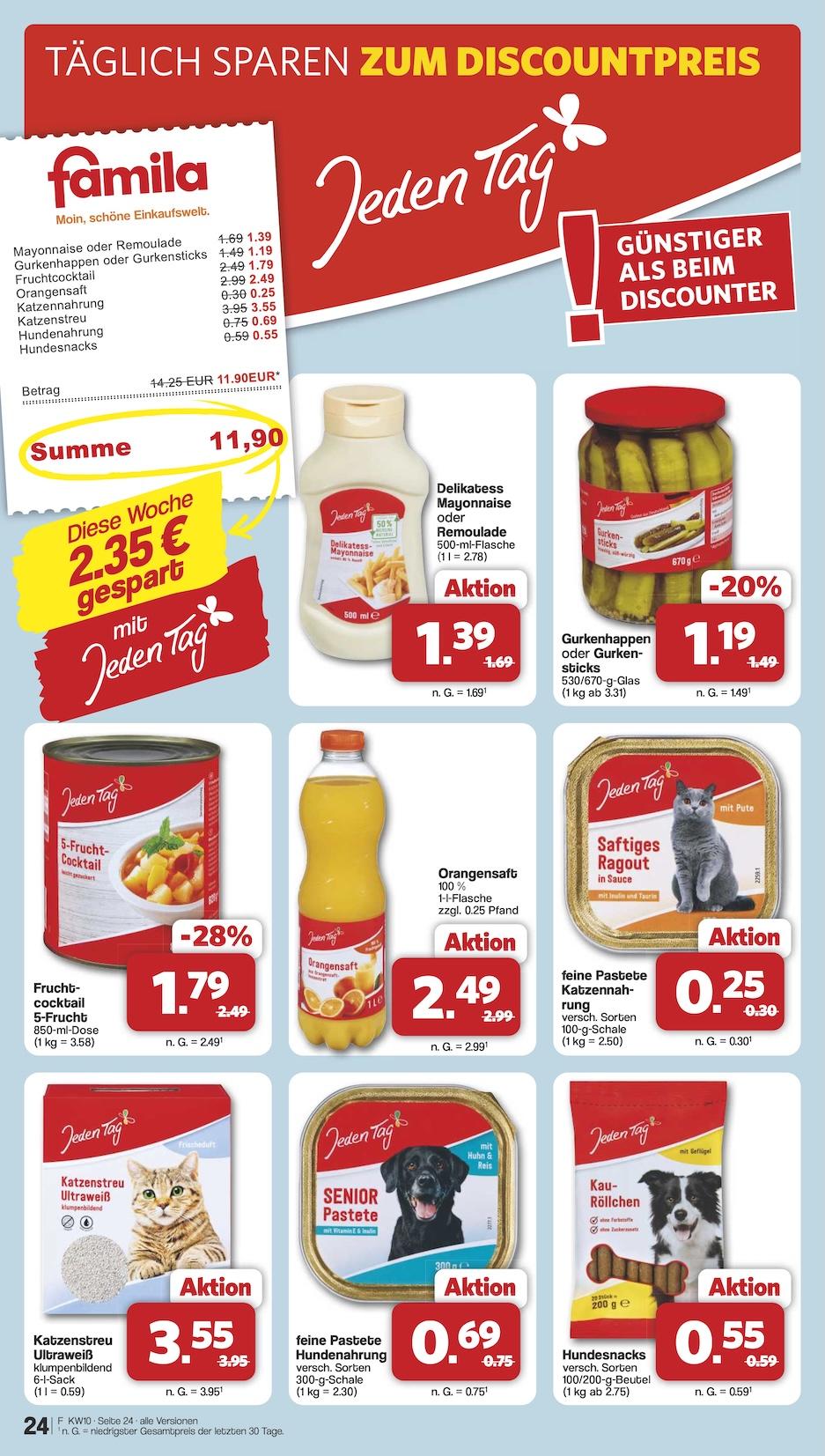Famila Aktueller Prospekt ab Montag Seite 25