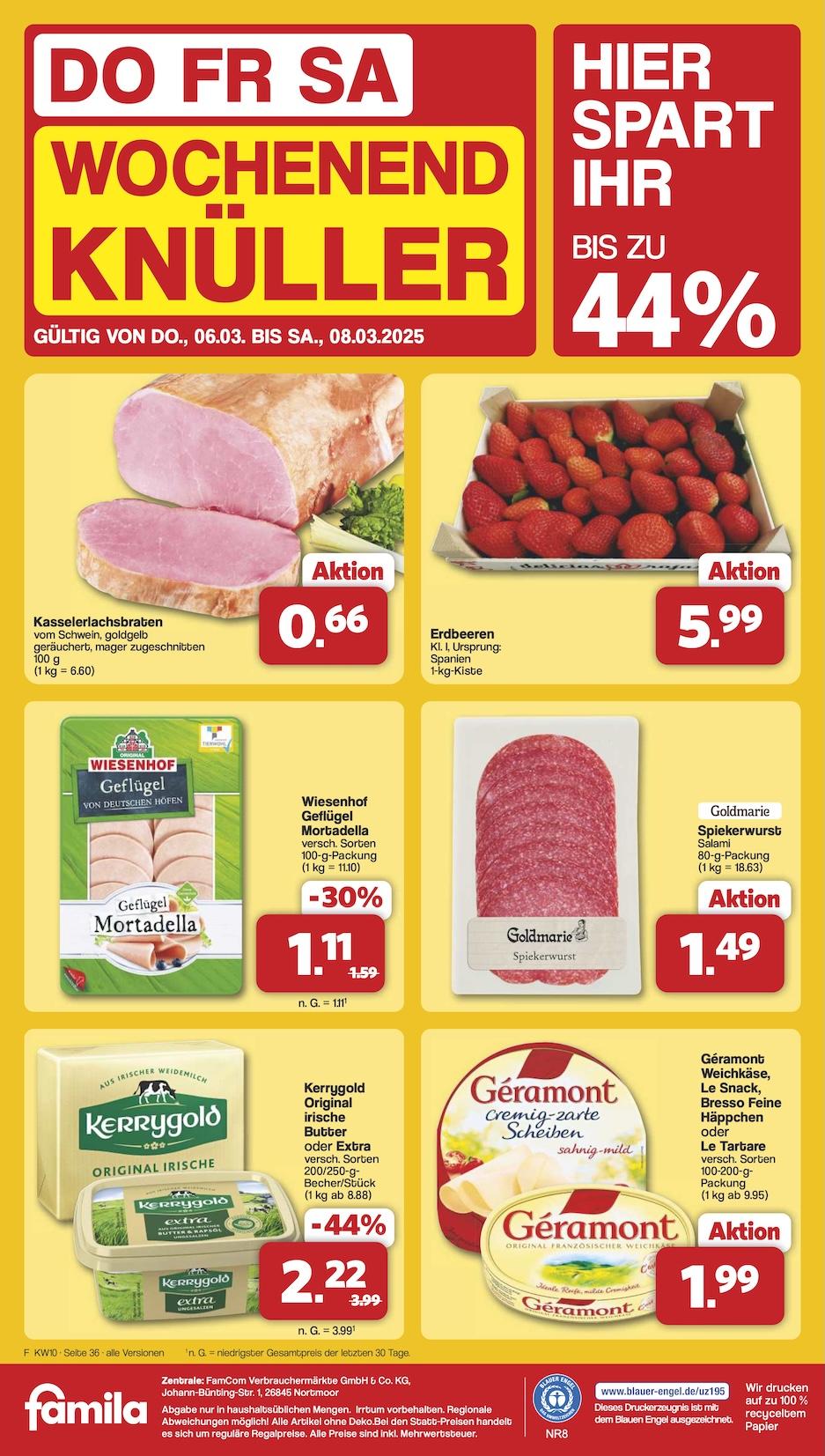 Famila Aktueller Prospekt ab Montag Seite 38