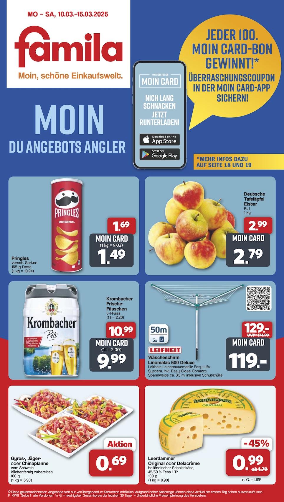 Famila Aktueller Prospekt ab Montag Seite 1