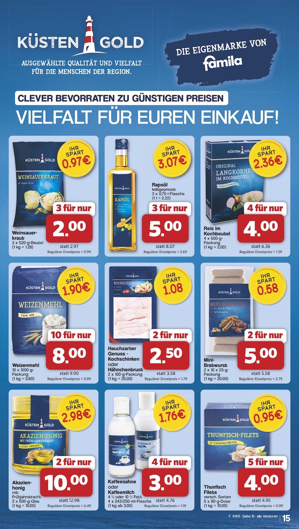 Famila Aktueller Prospekt ab Montag Seite 15