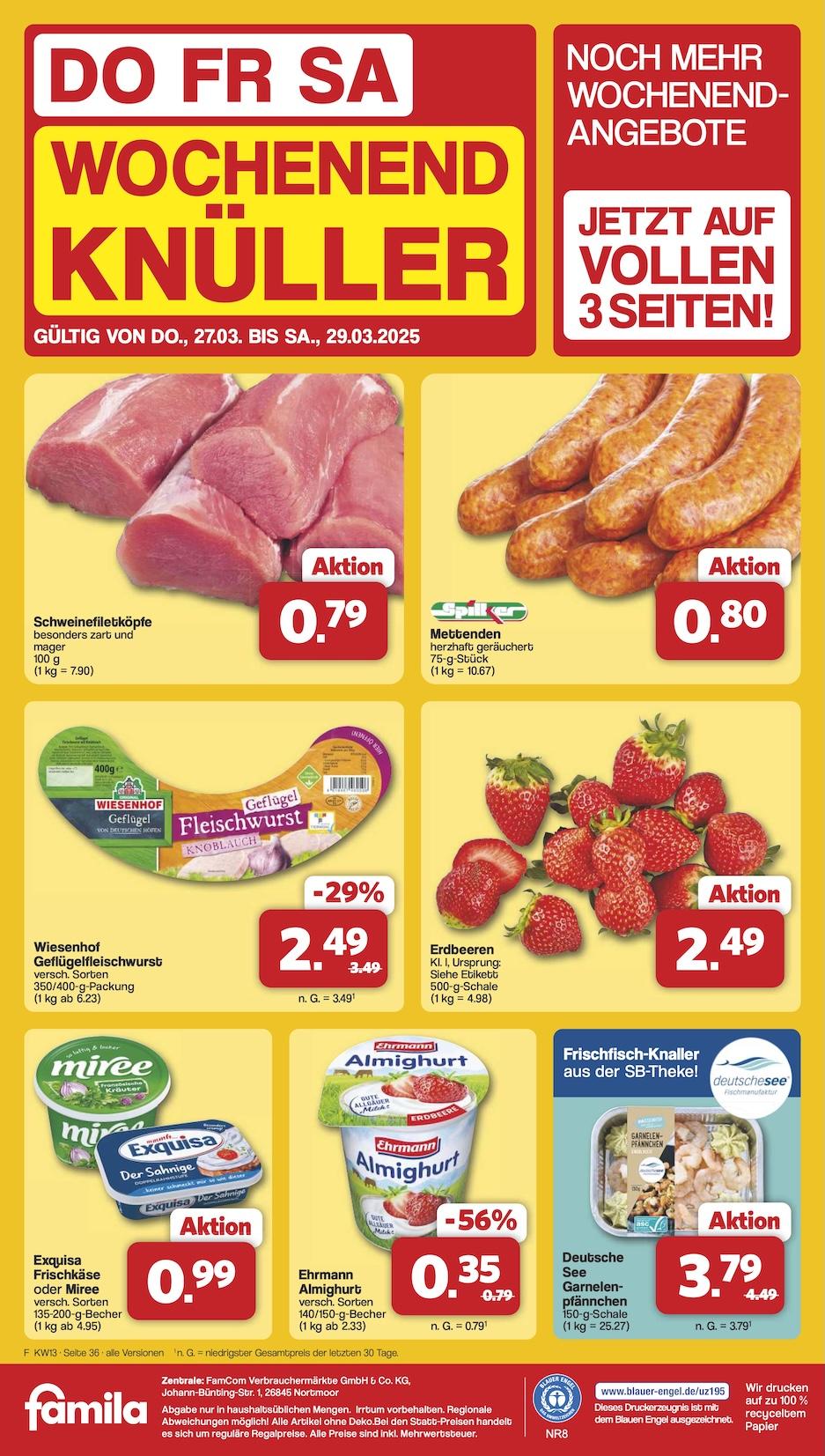Famila Aktueller Prospekt ab Montag Seite 39