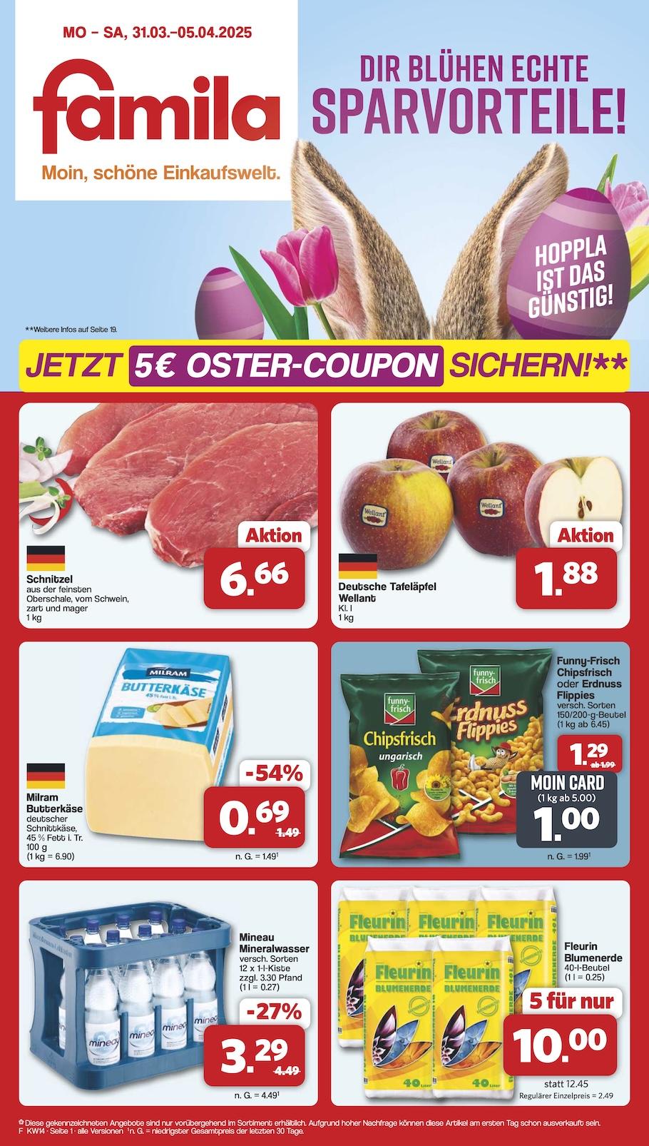 Famila Aktueller Prospekt ab Montag Seite 1