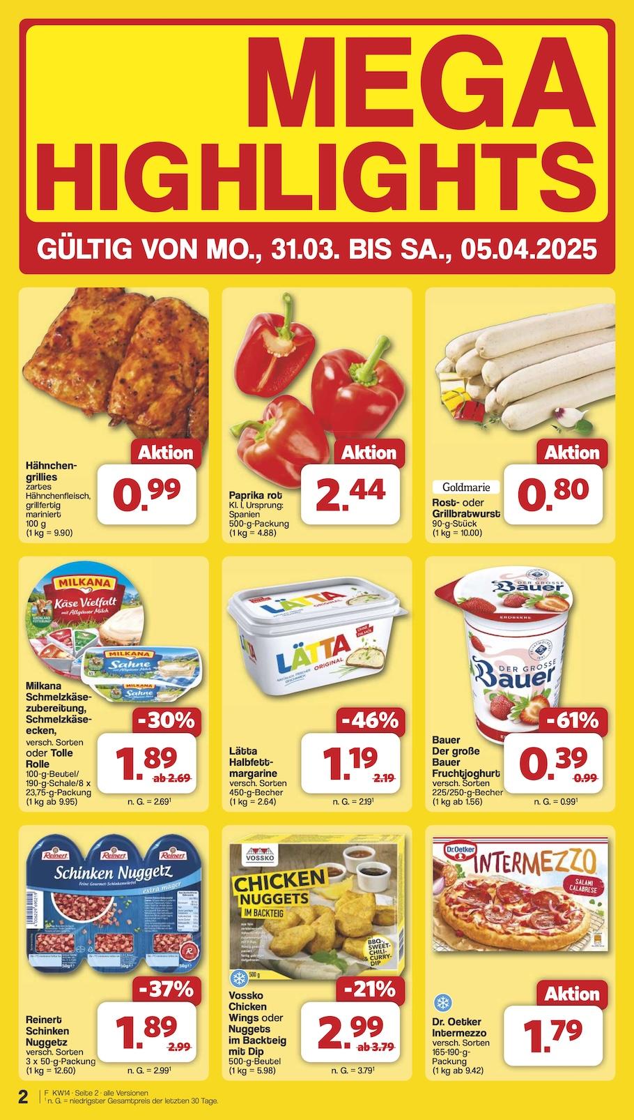 Famila Aktueller Prospekt ab Montag Seite 2