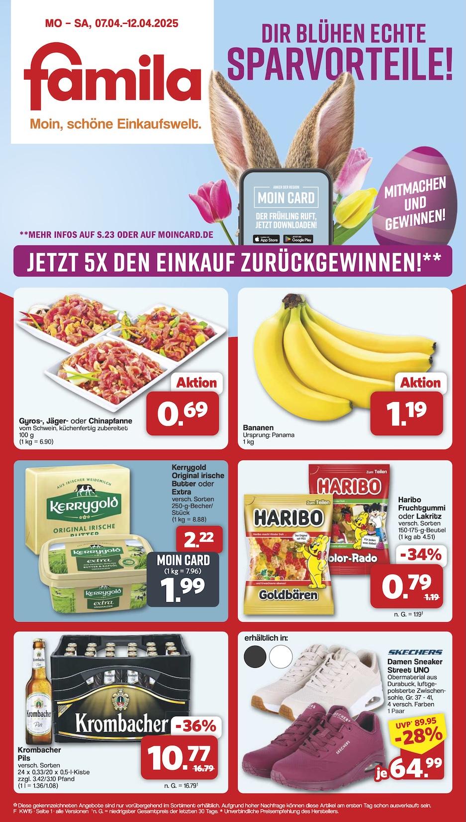 Famila Aktueller Prospekt ab Montag Seite 1