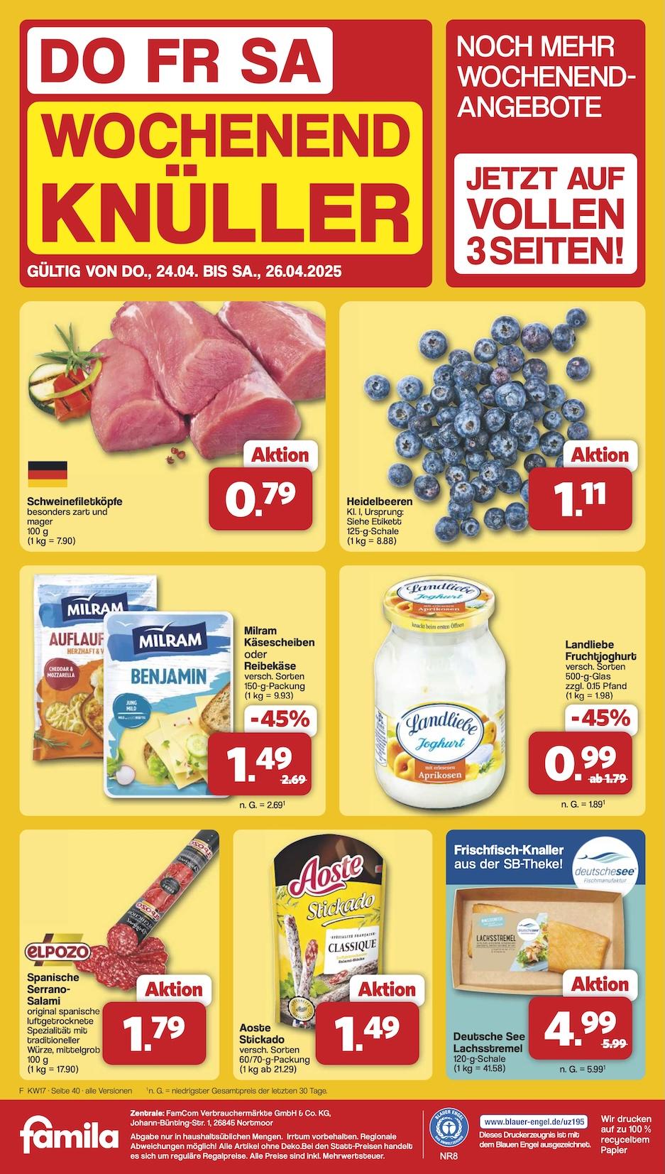 Famila Aktueller Prospekt ab Dienstag Seite 47
