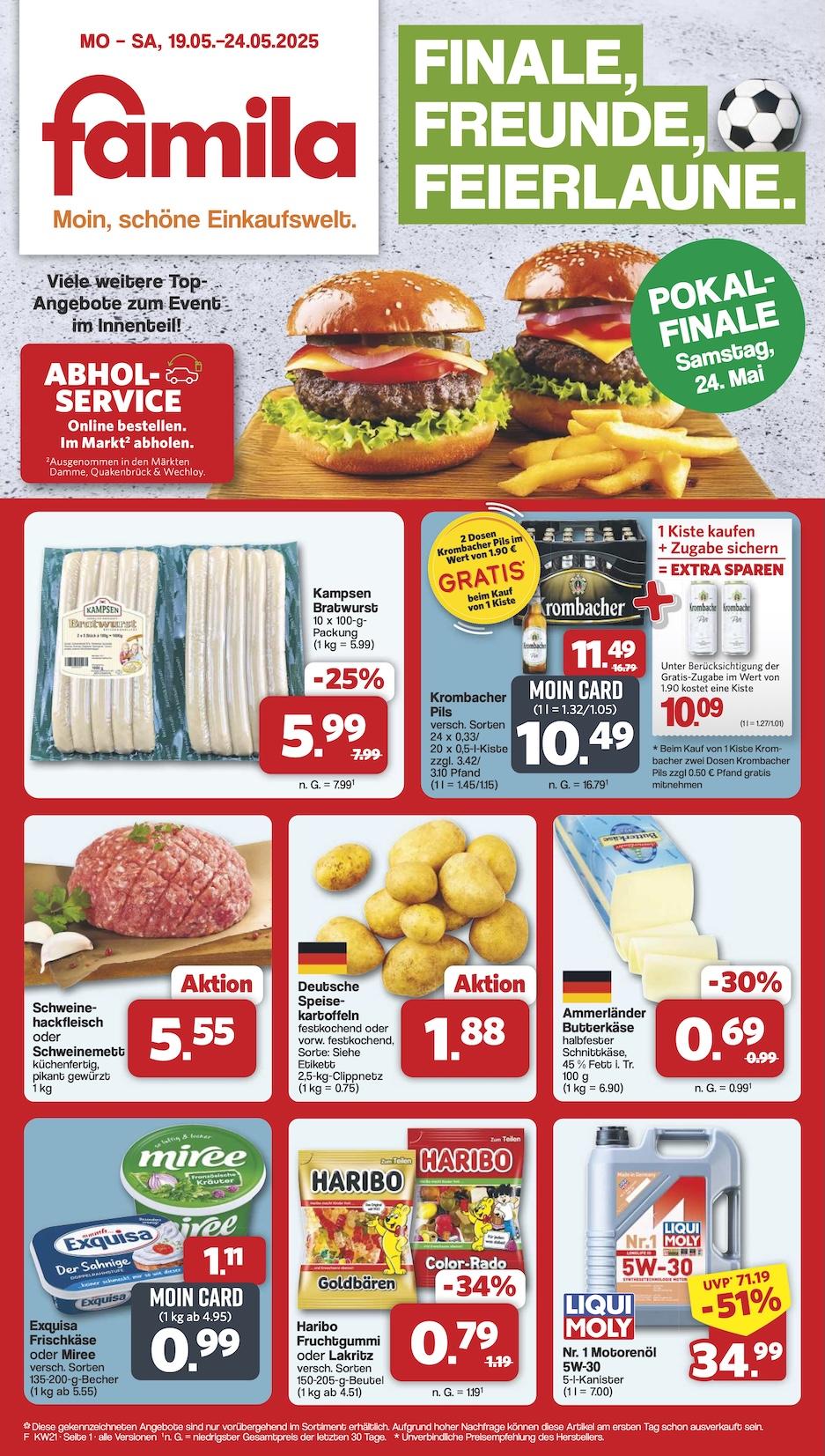 Famila Aktueller Prospekt ab Montag Seite 1