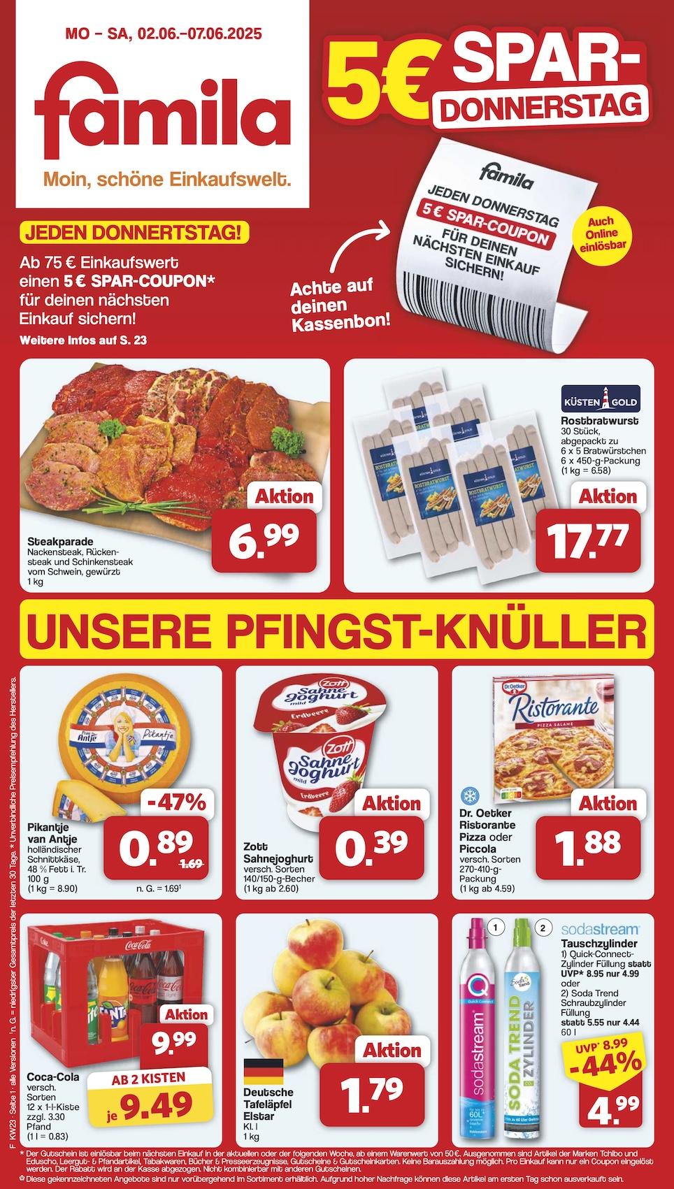 Famila Aktueller Prospekt ab Montag Seite 1