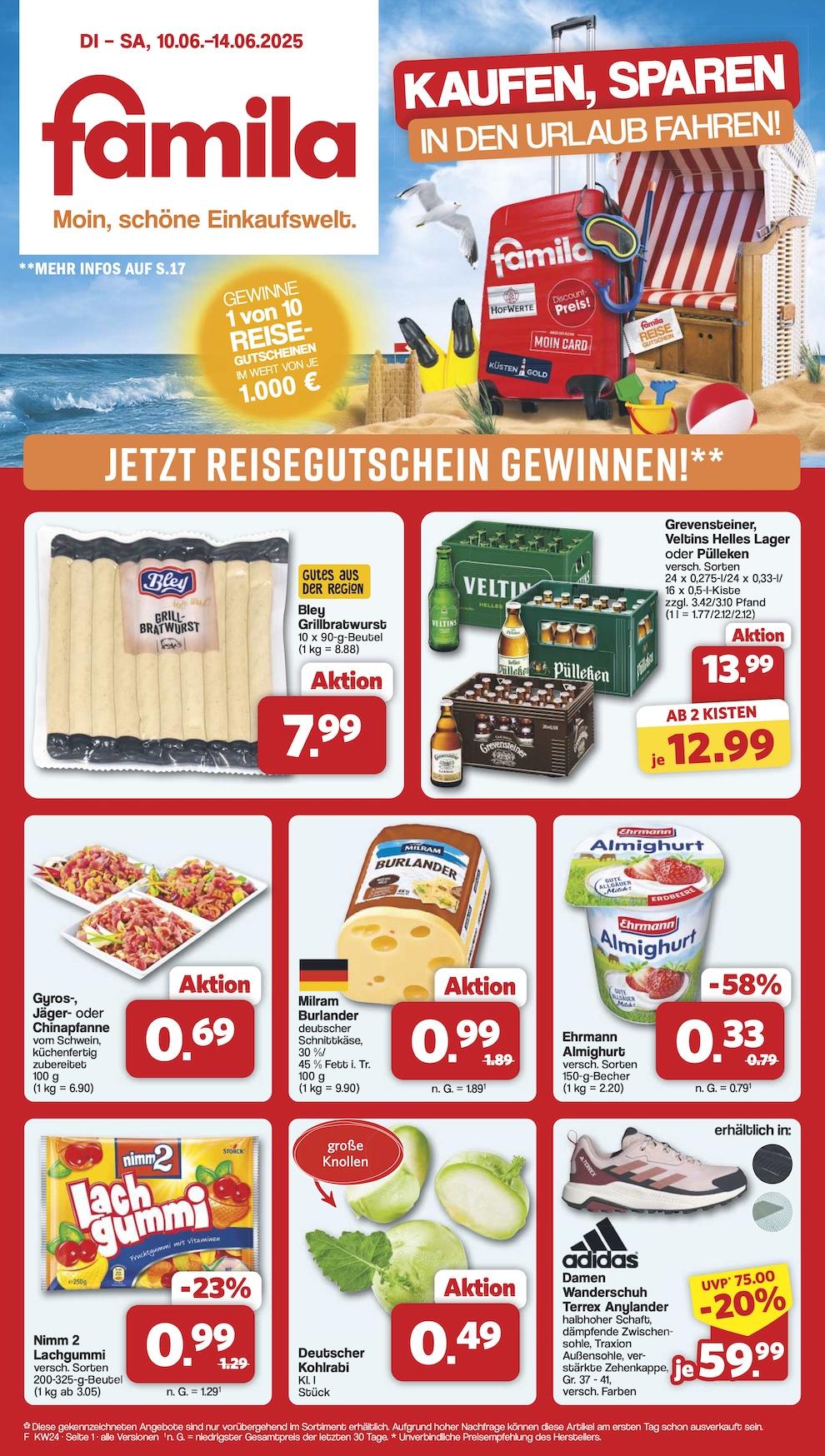 Famila Aktueller Prospekt ab Dienstag Seite 1