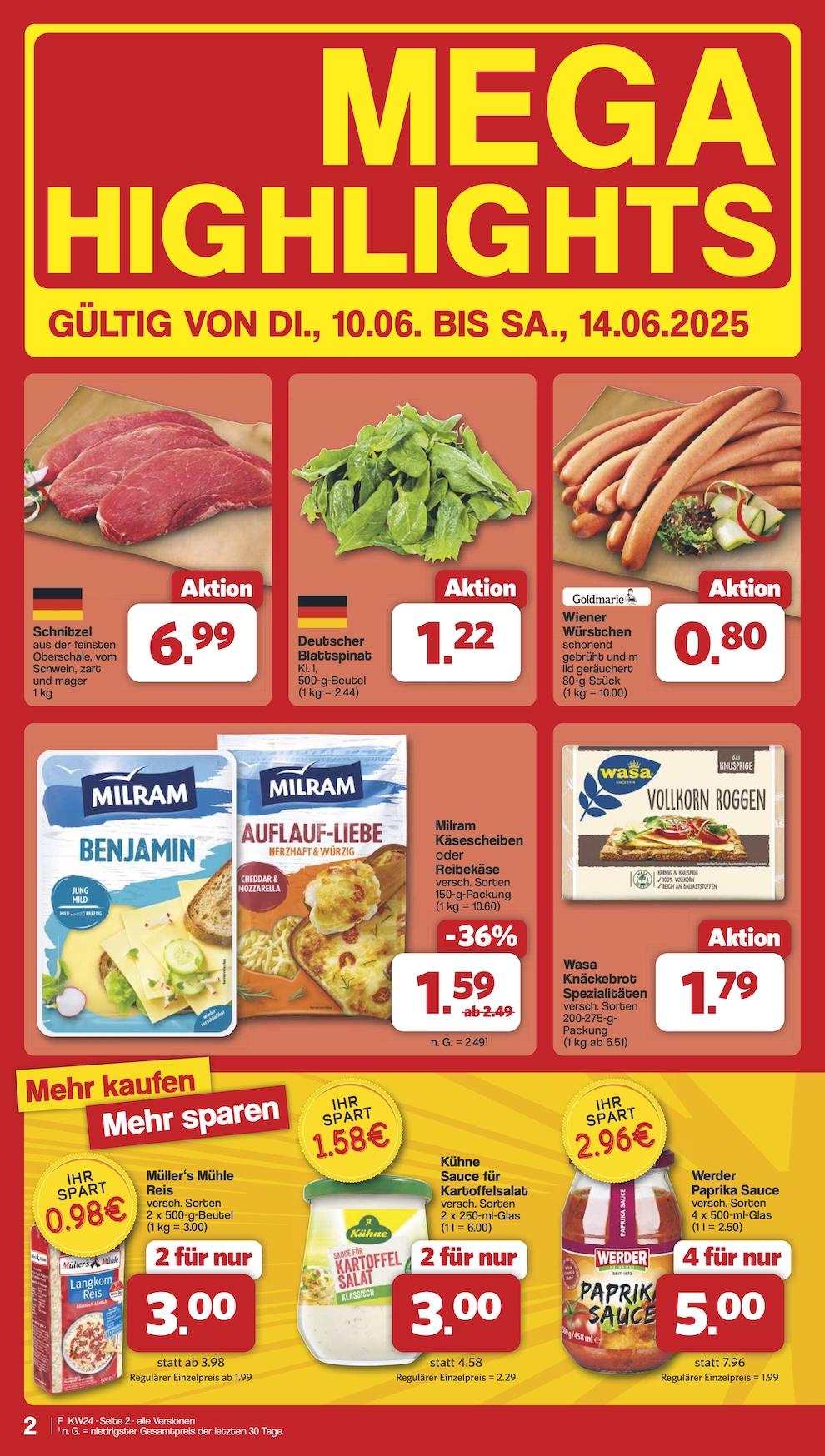 Famila Aktueller Prospekt ab Dienstag Seite 2