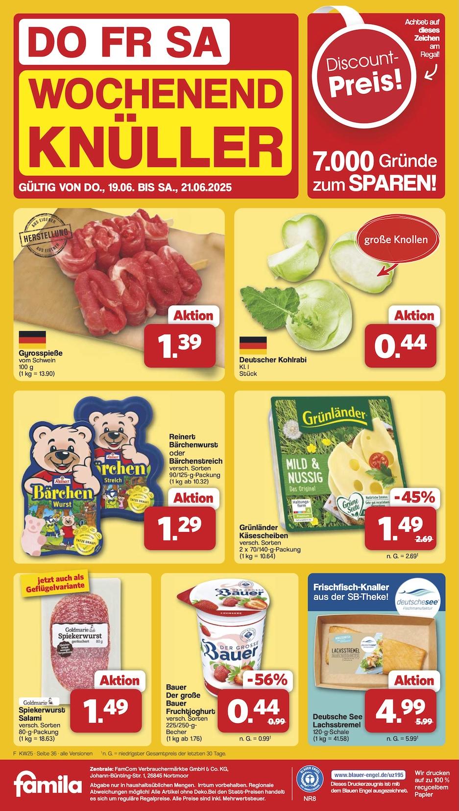 Famila Aktueller Prospekt ab Montag Seite 44