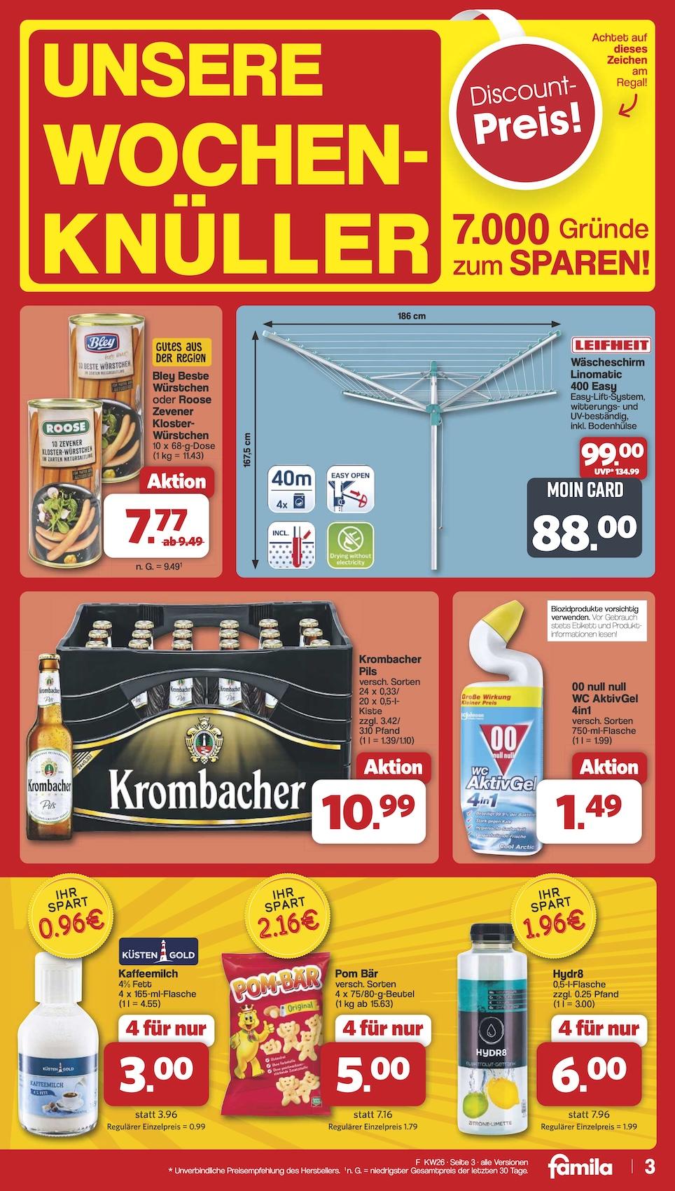 Famila Aktueller Prospekt ab Montag Seite 3