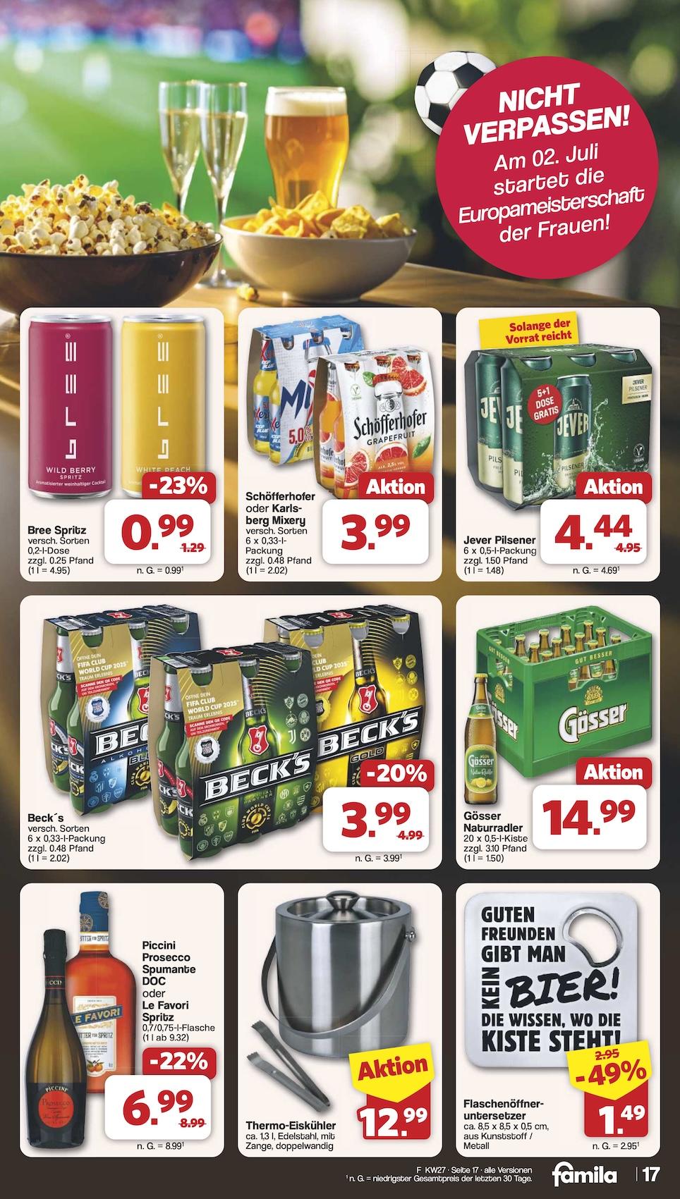 Famila Aktueller Prospekt ab Montag Seite 22