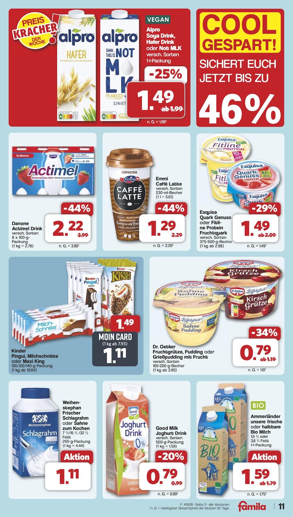 Famila Aktueller Prospekt ab Montag Seite 13