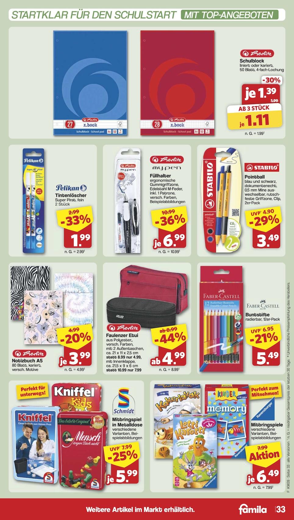 Famila Aktueller Prospekt ab Montag Seite 44