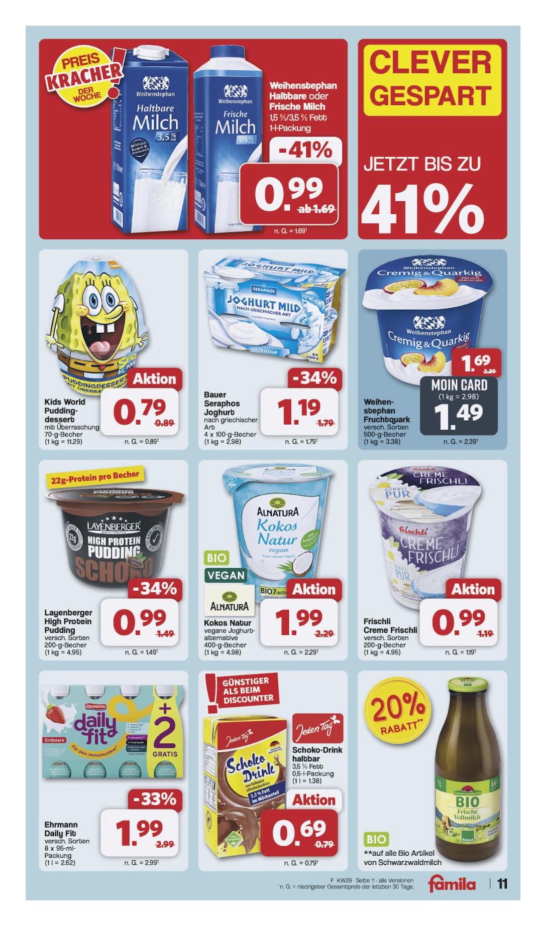Famila Aktueller Prospekt ab Montag Seite 11