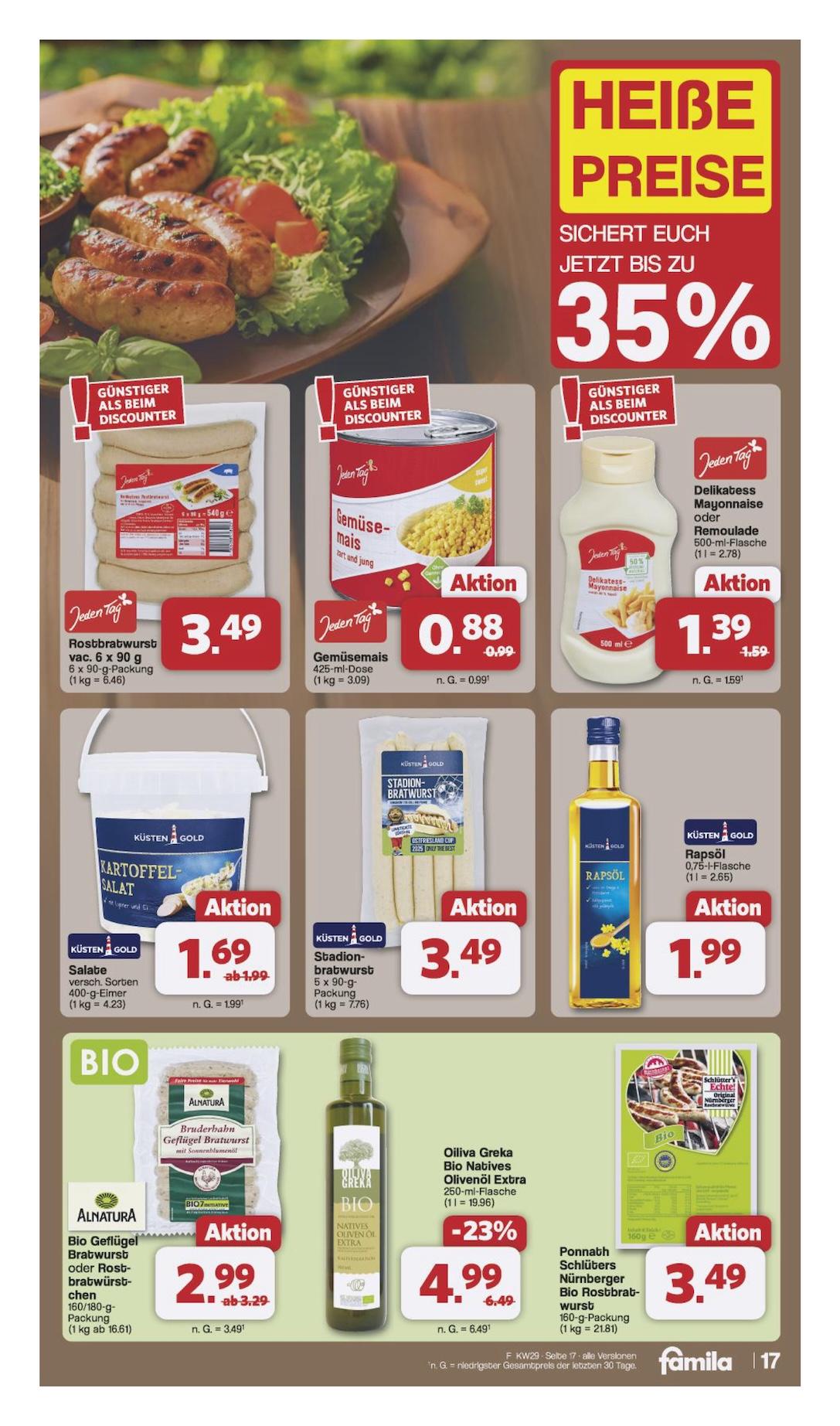 Famila Aktueller Prospekt ab Montag Seite 17