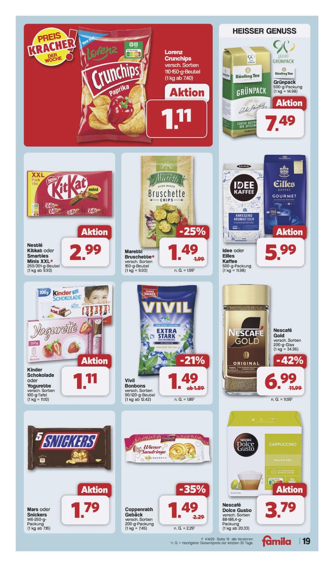 Famila Aktueller Prospekt ab Montag Seite 19