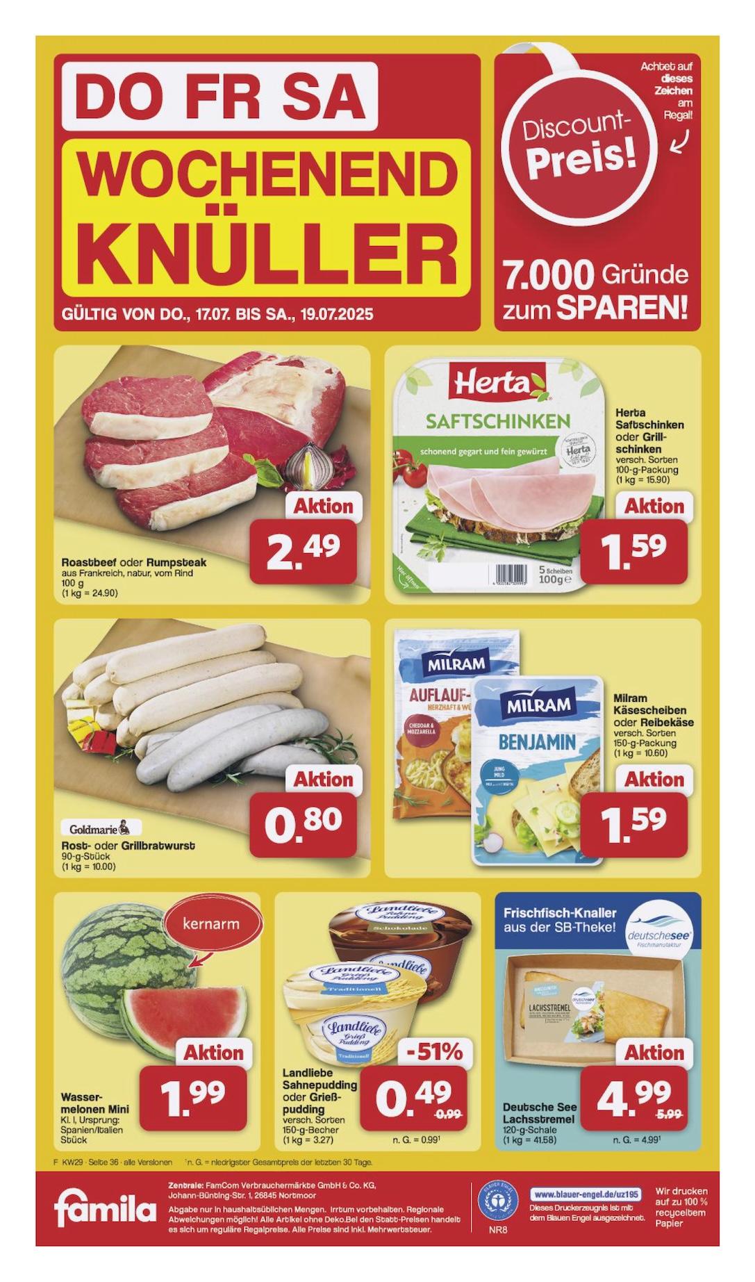 Famila Aktueller Prospekt ab Montag Seite 36