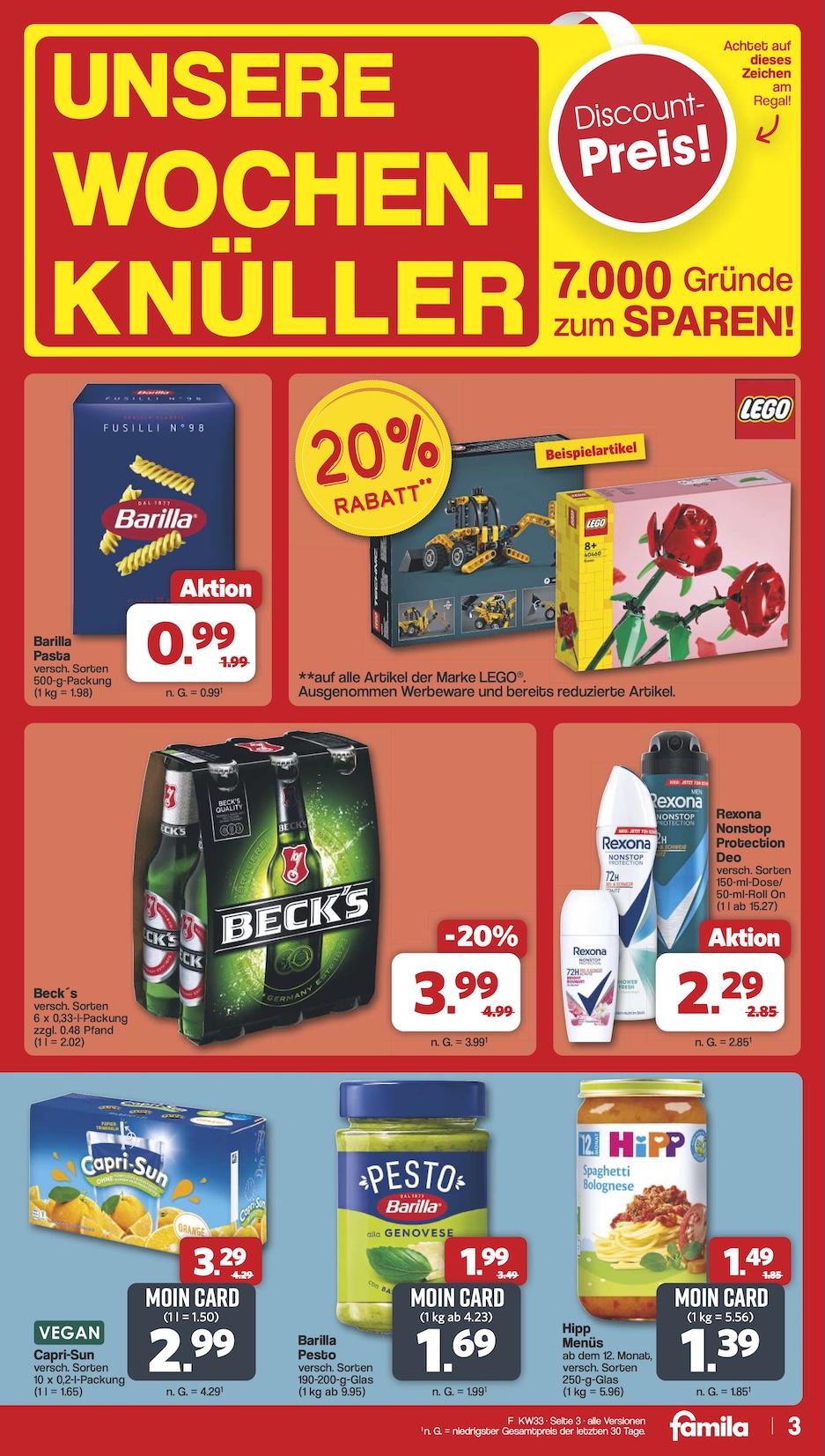 Famila Aktueller Prospekt ab Montag Seite 3