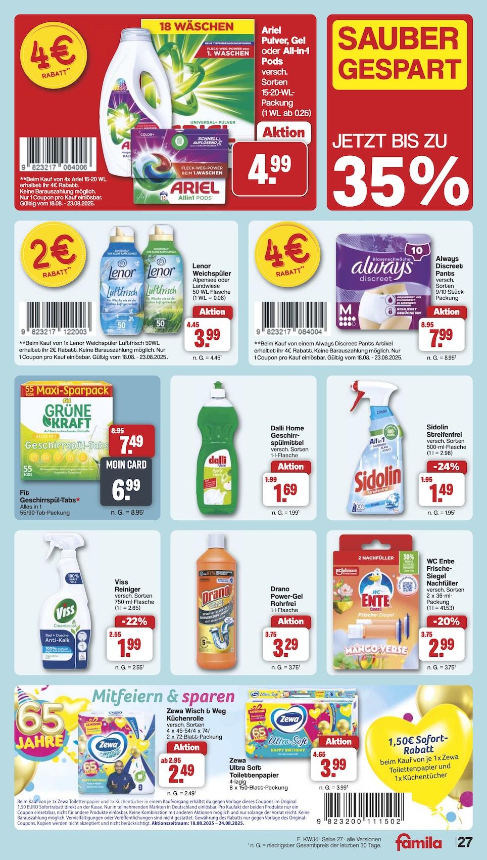 Famila Aktueller Prospekt ab Montag Seite 32