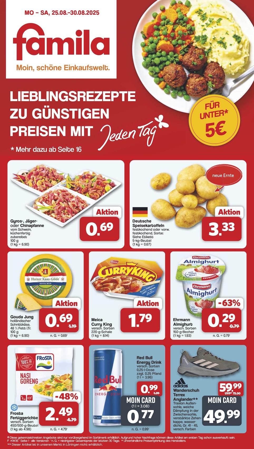 Famila Aktueller Prospekt ab Montag Seite 1