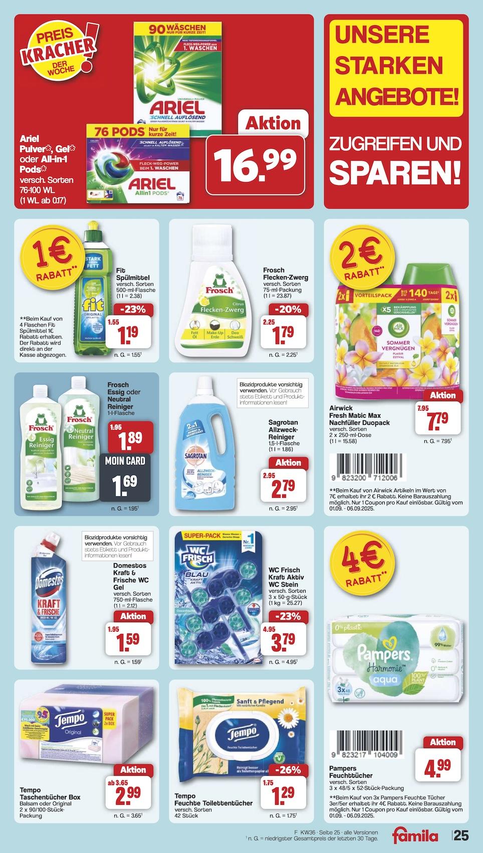 Famila Aktueller Prospekt ab Montag Seite 29