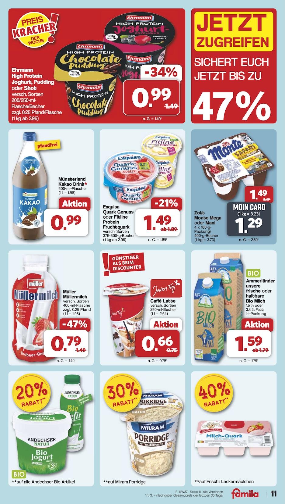Famila Aktueller Prospekt ab Montag Seite 13