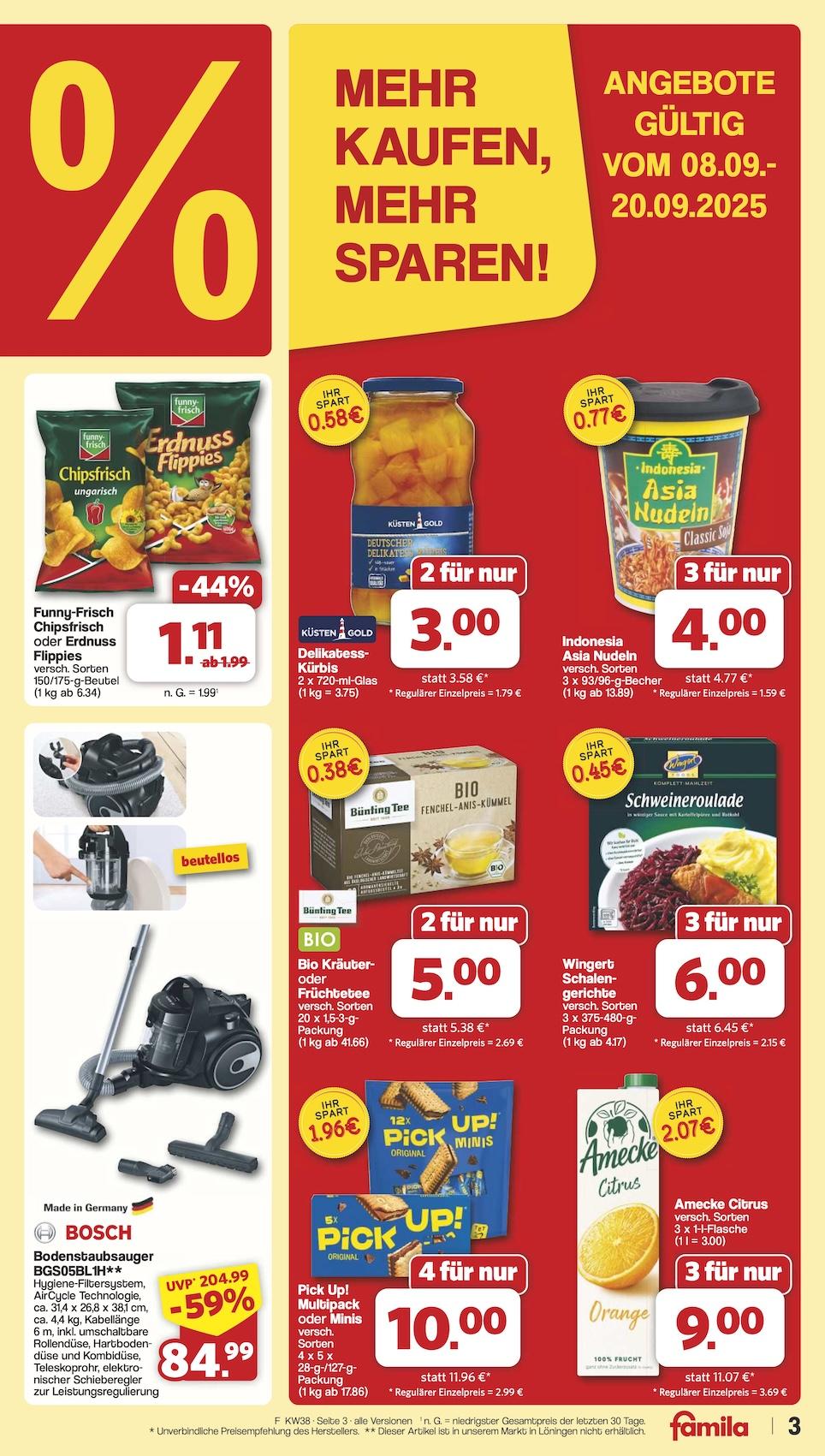 Famila Aktueller Prospekt ab Montag Seite 3