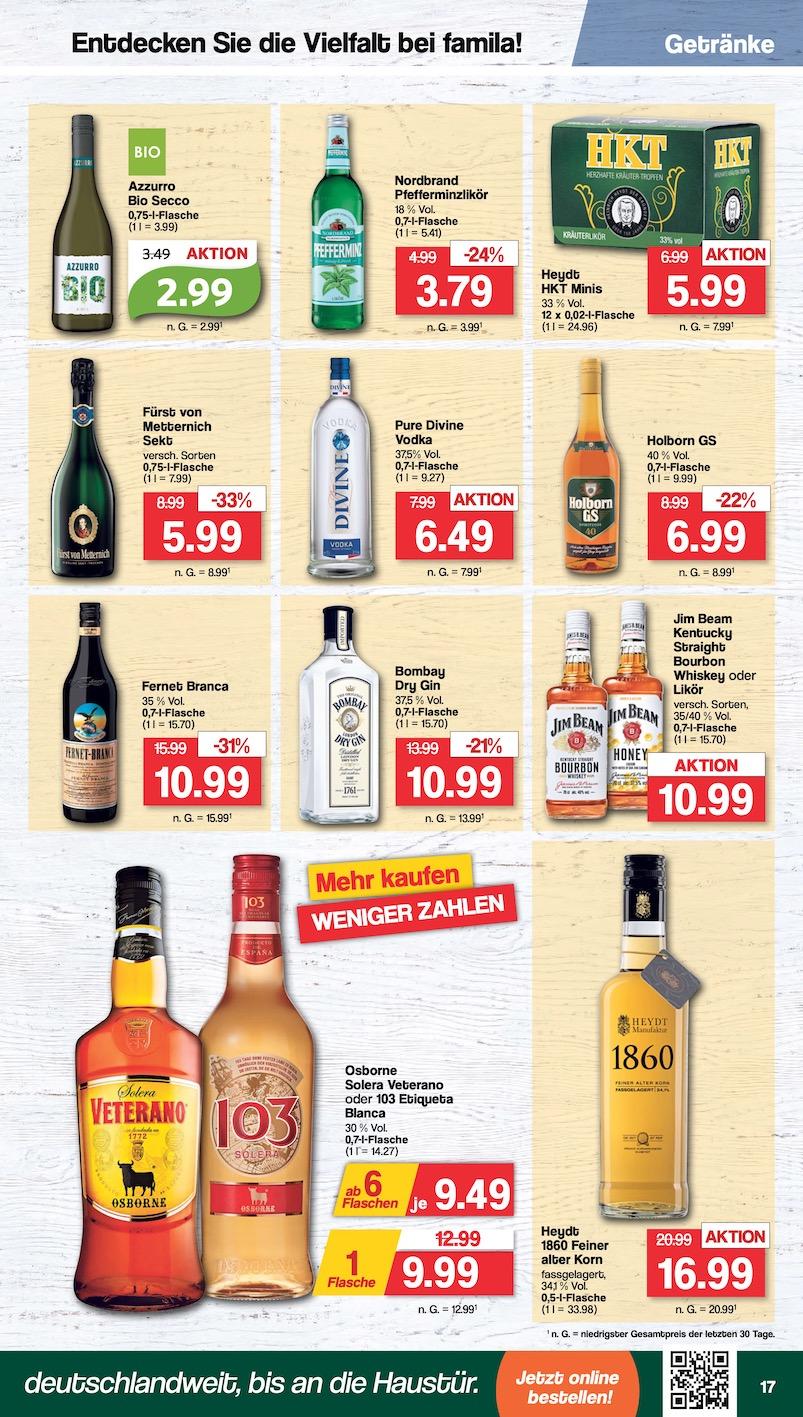 Famila Aktueller Prospekt ab Montag Seite 17