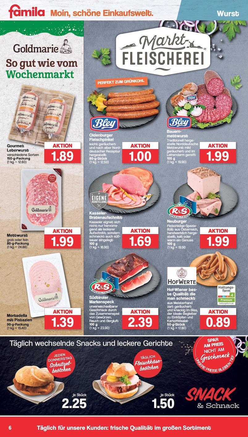 Famila Aktueller Prospekt ab Montag Seite 6