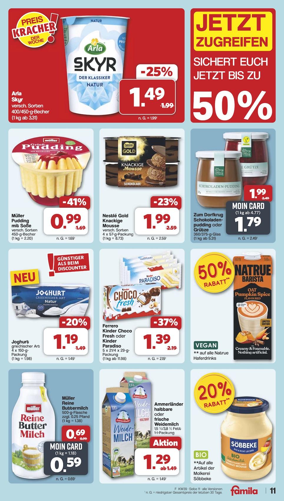 Famila Aktueller Prospekt ab Montag Seite 11