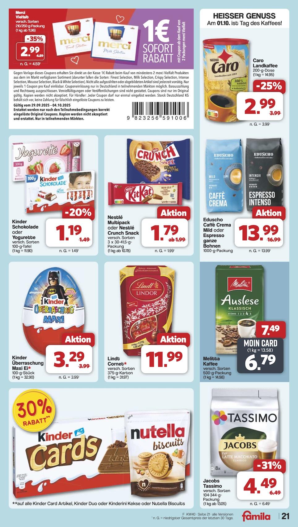 Famila Aktueller Prospekt ab Montag Seite 23