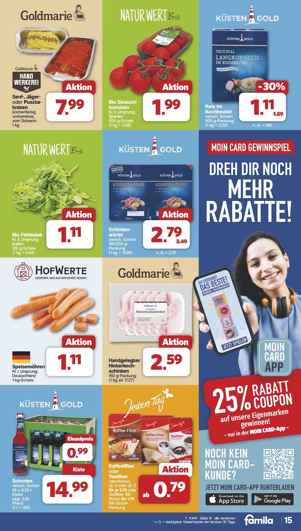 Famila Aktueller Prospekt ab Montag Seite 15
