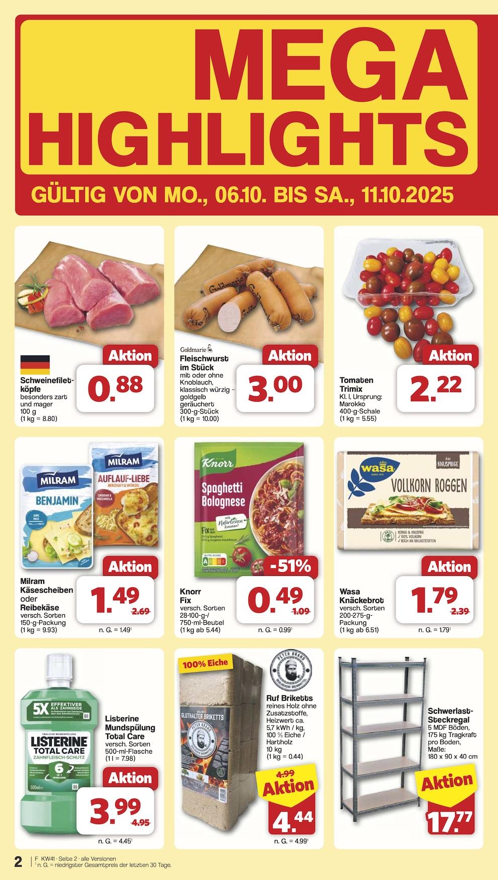 Famila Aktueller Prospekt ab Montag Seite 2