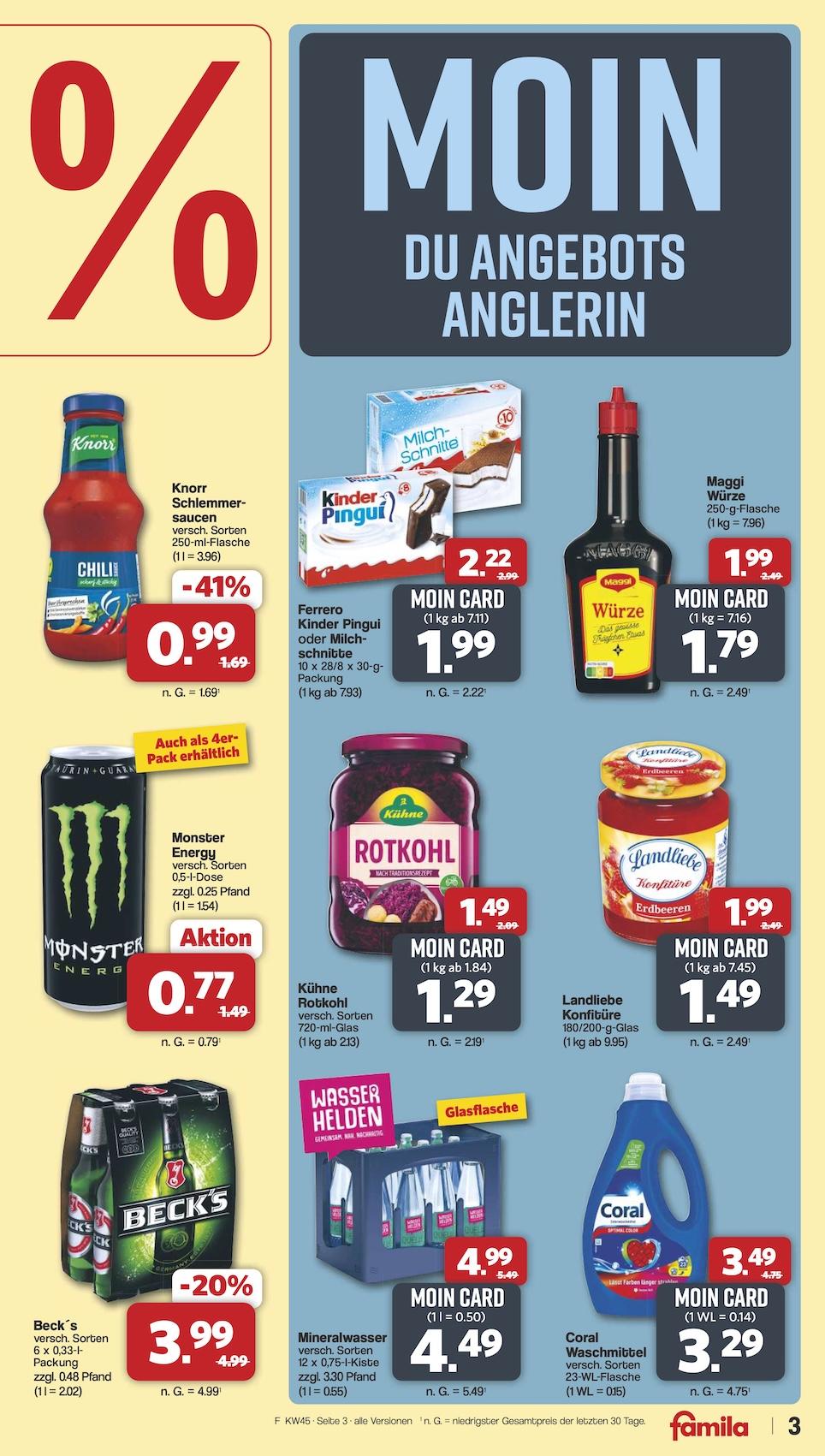 Famila Aktueller Prospekt ab Montag Seite 3