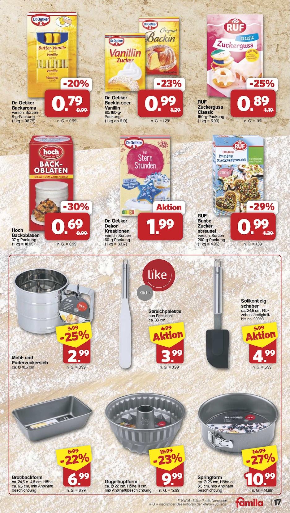 Famila Aktueller Prospekt ab Montag Seite 17