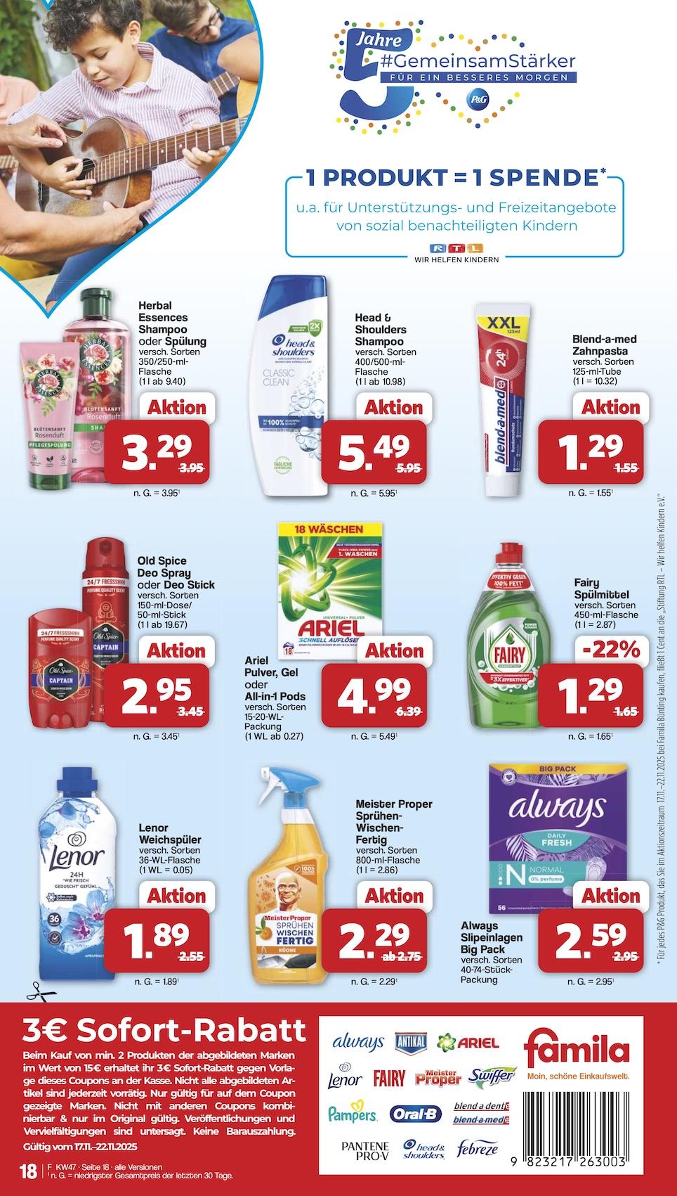 Famila Aktueller Prospekt ab Montag Seite 17