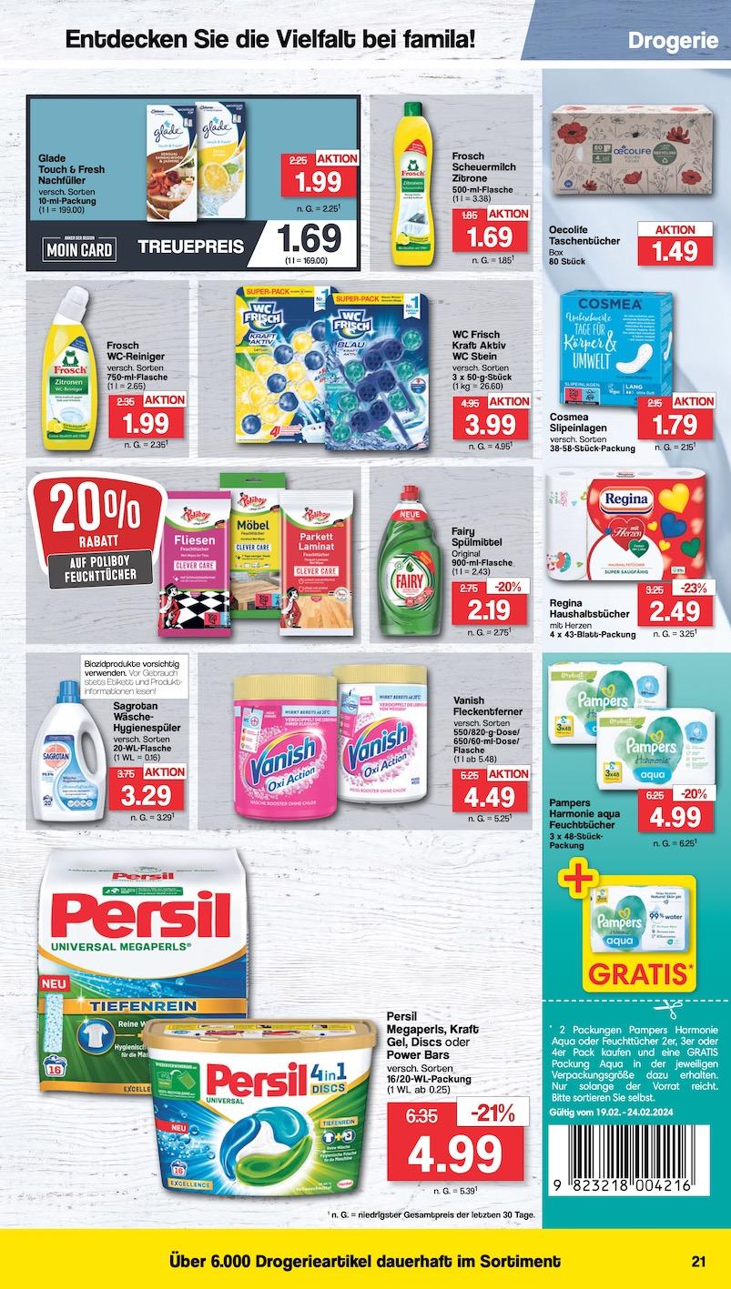 Famila Aktueller Prospekt ab Montag Seite 21