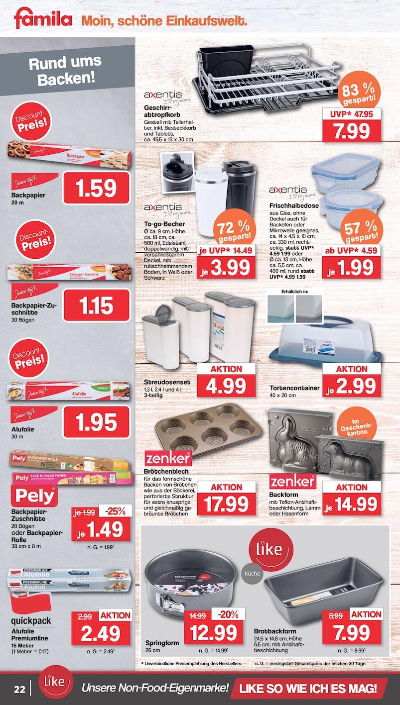 Famila Aktueller Prospekt ab Montag Seite 22
