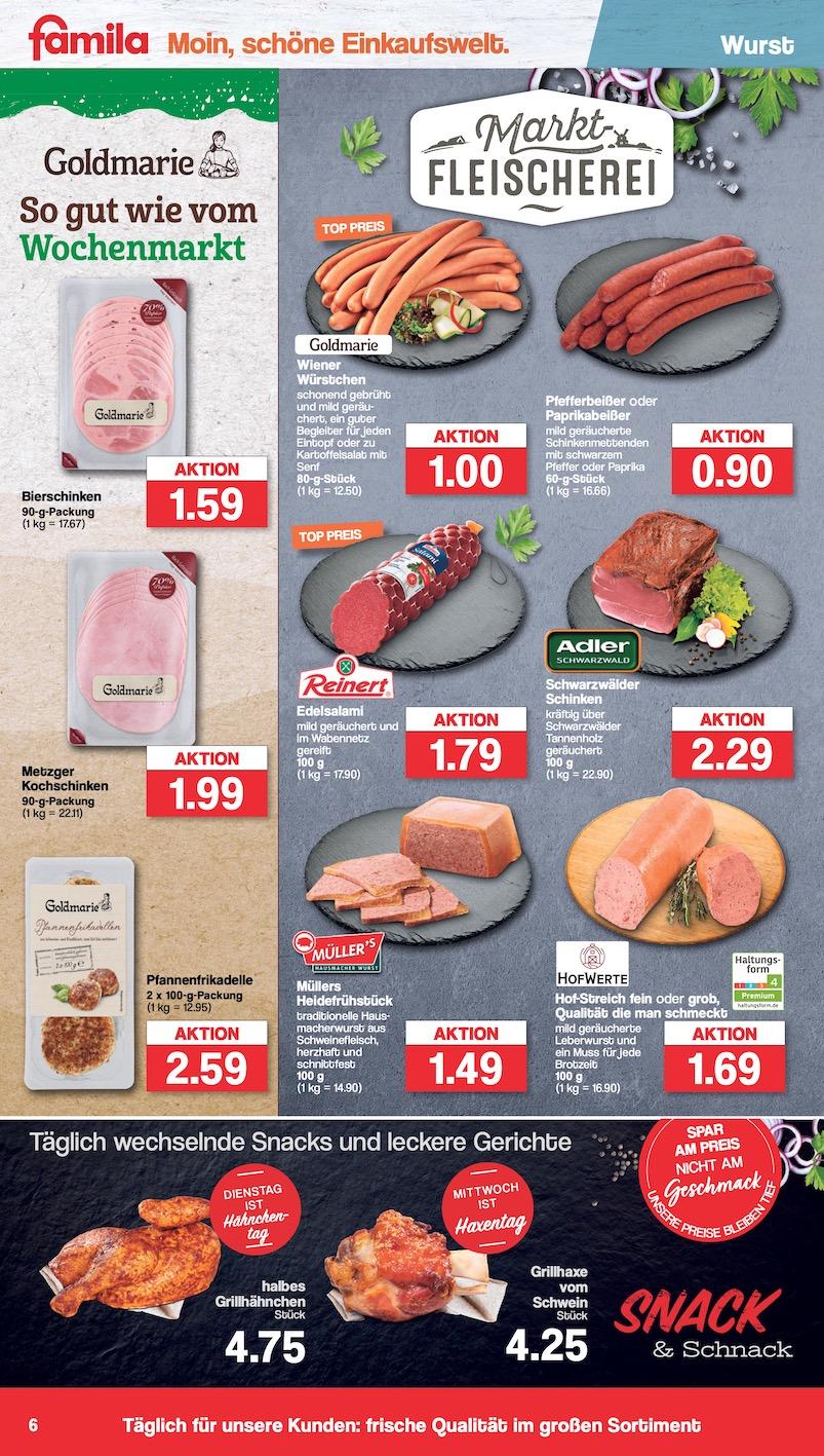 Famila Aktueller Prospekt ab Montag Seite 6