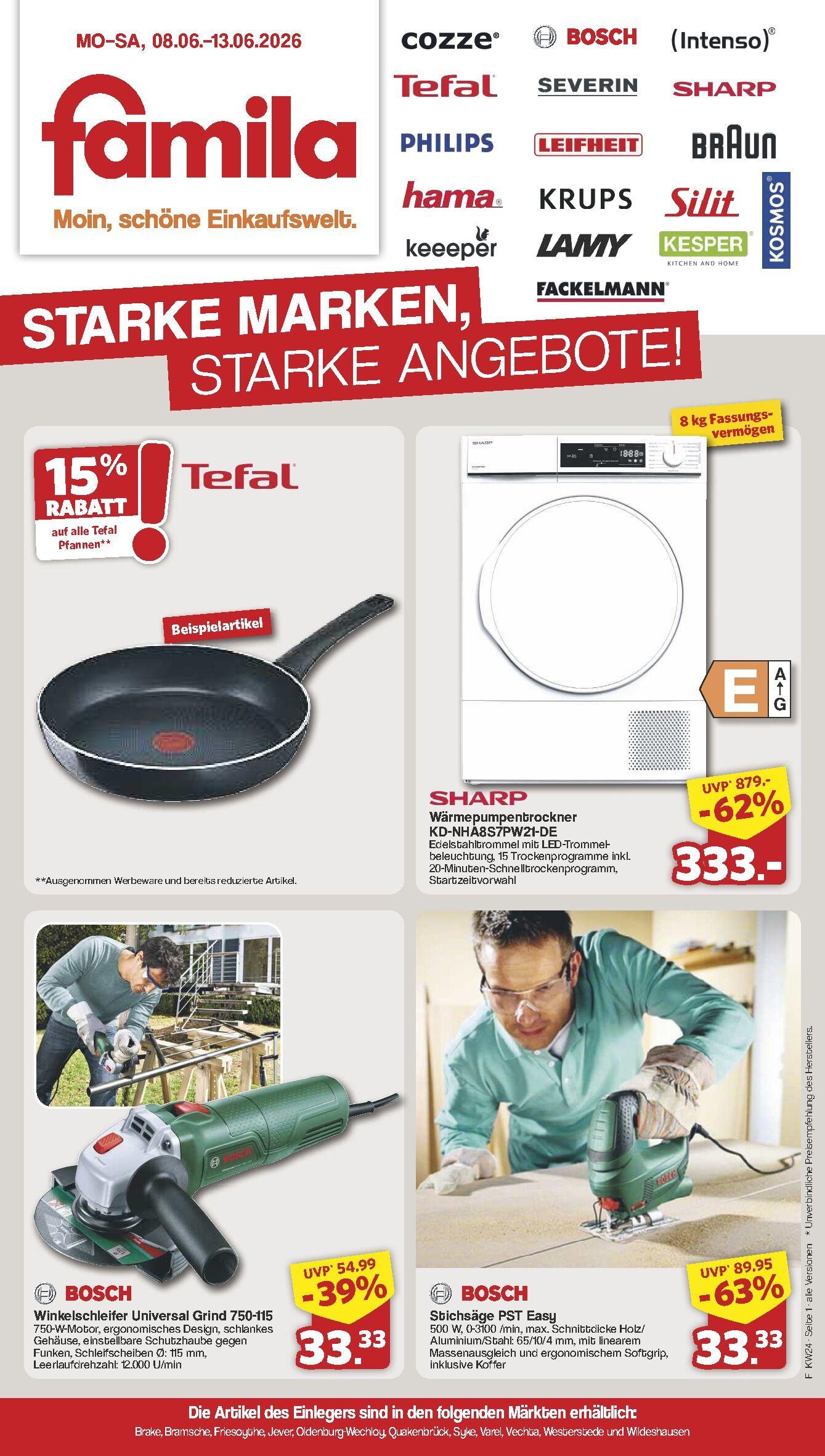 Famila Aktueller Prospekt ab Montag Seite 1