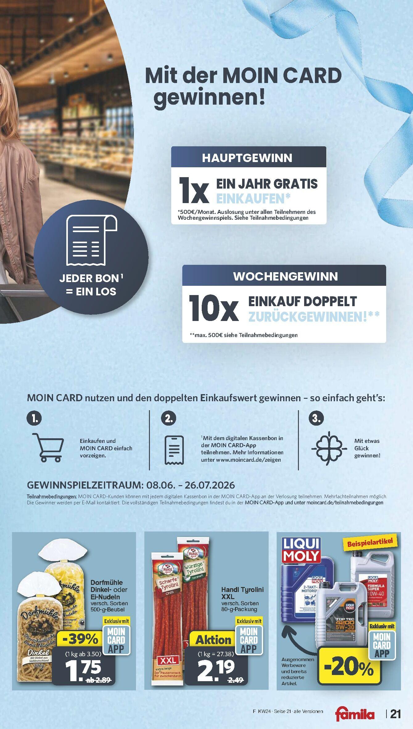 Famila Aktueller Prospekt ab Montag Seite 21