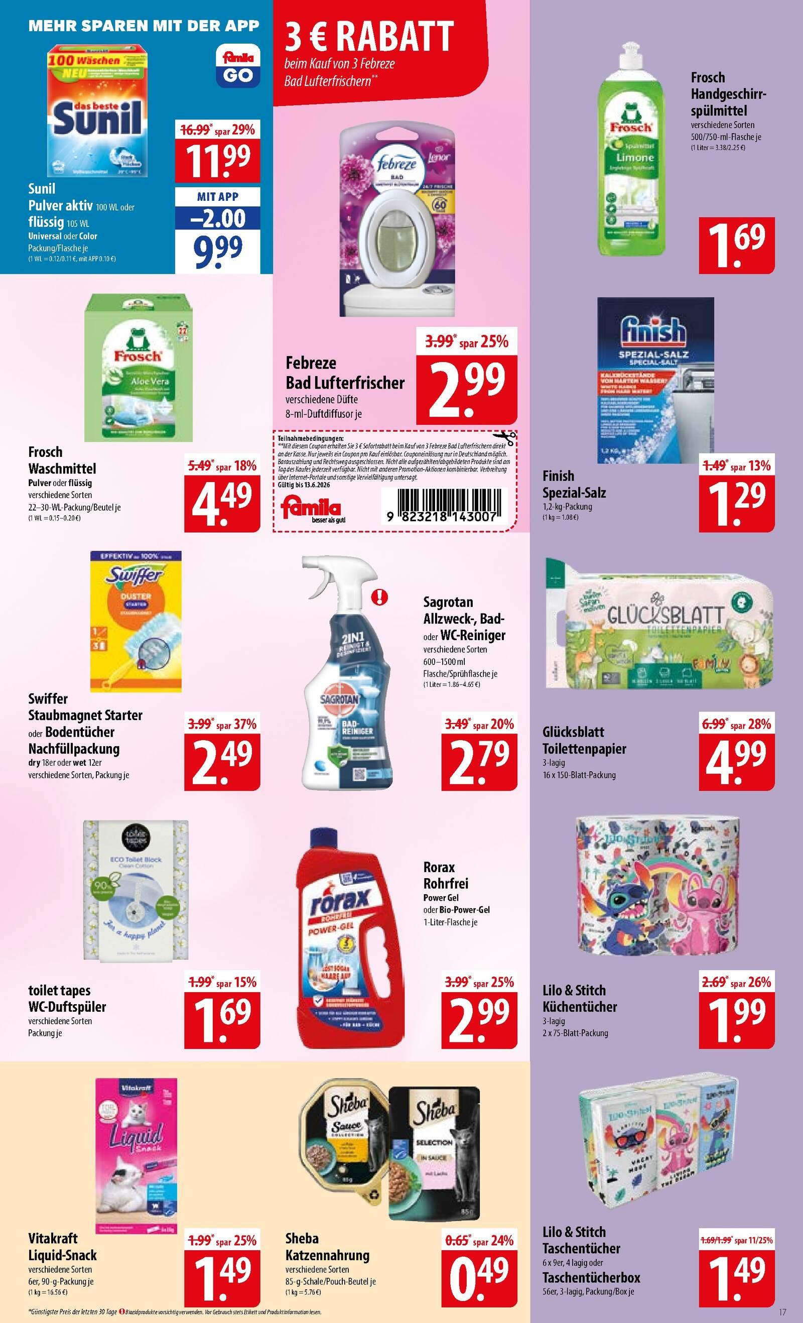 Famila Aktueller Prospekt ab Montag - Lübeck Seite 17