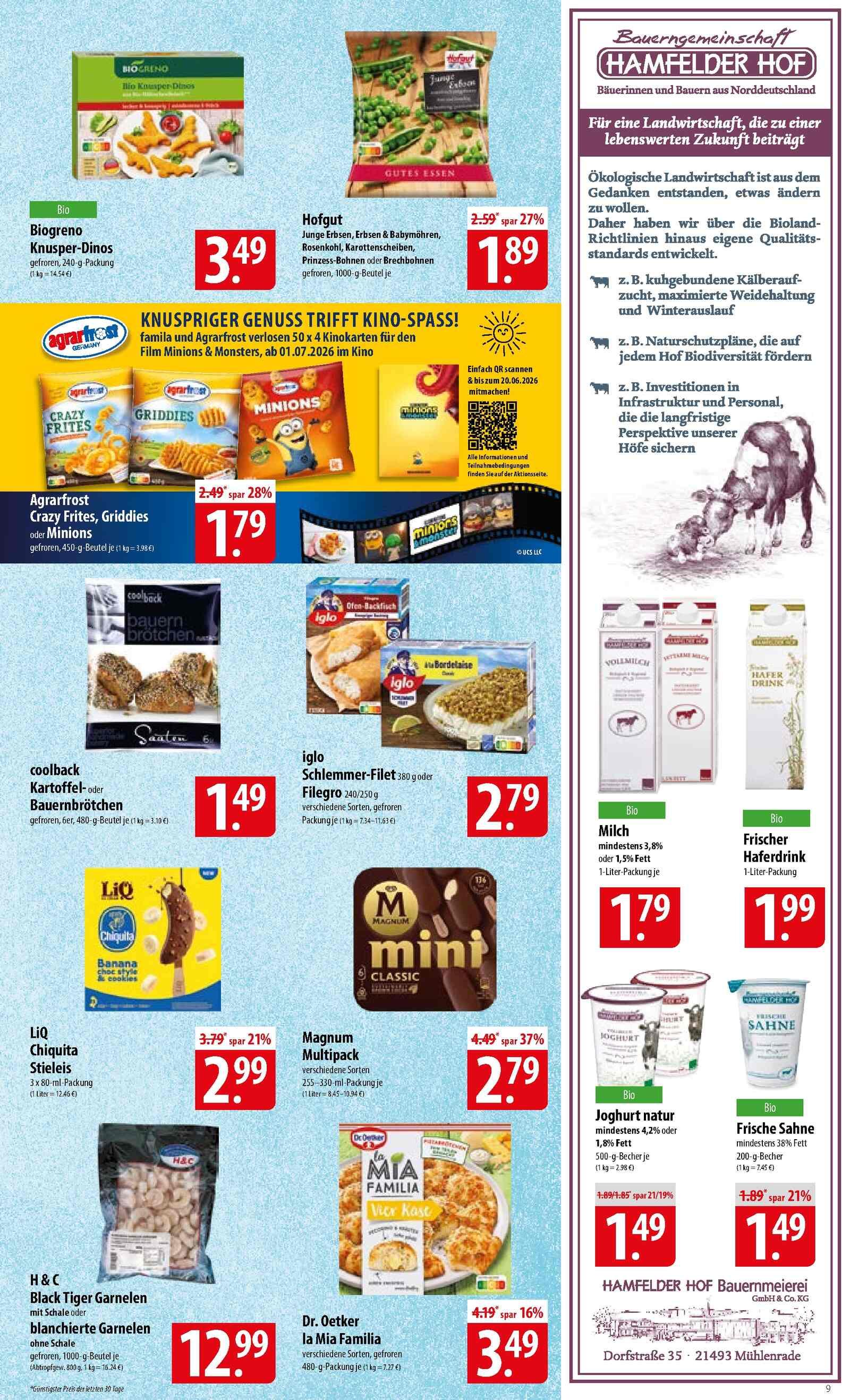 Famila Aktueller Prospekt ab Montag - Lübeck Seite 9