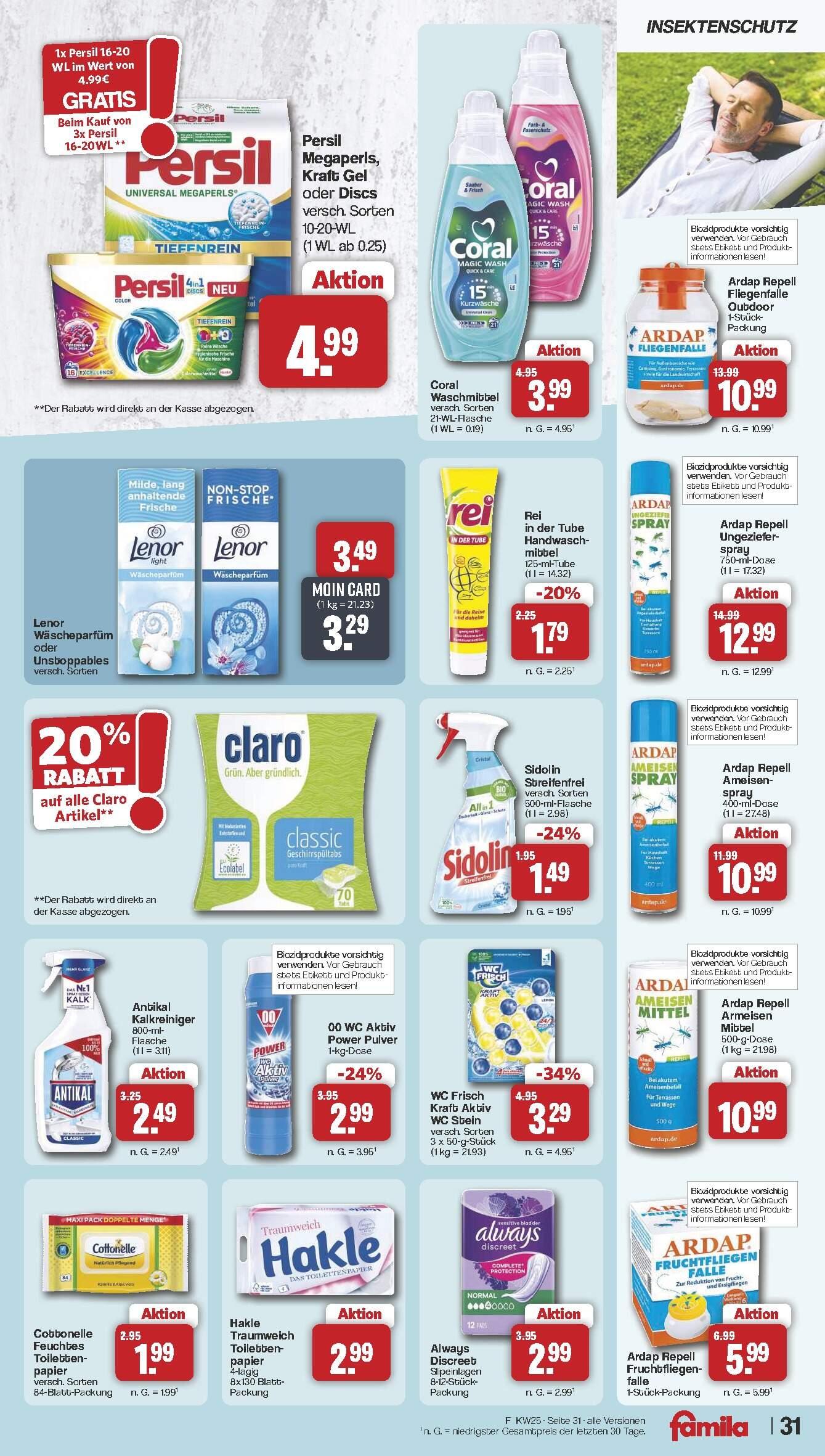 Famila Aktueller Prospekt ab Montag Seite 36