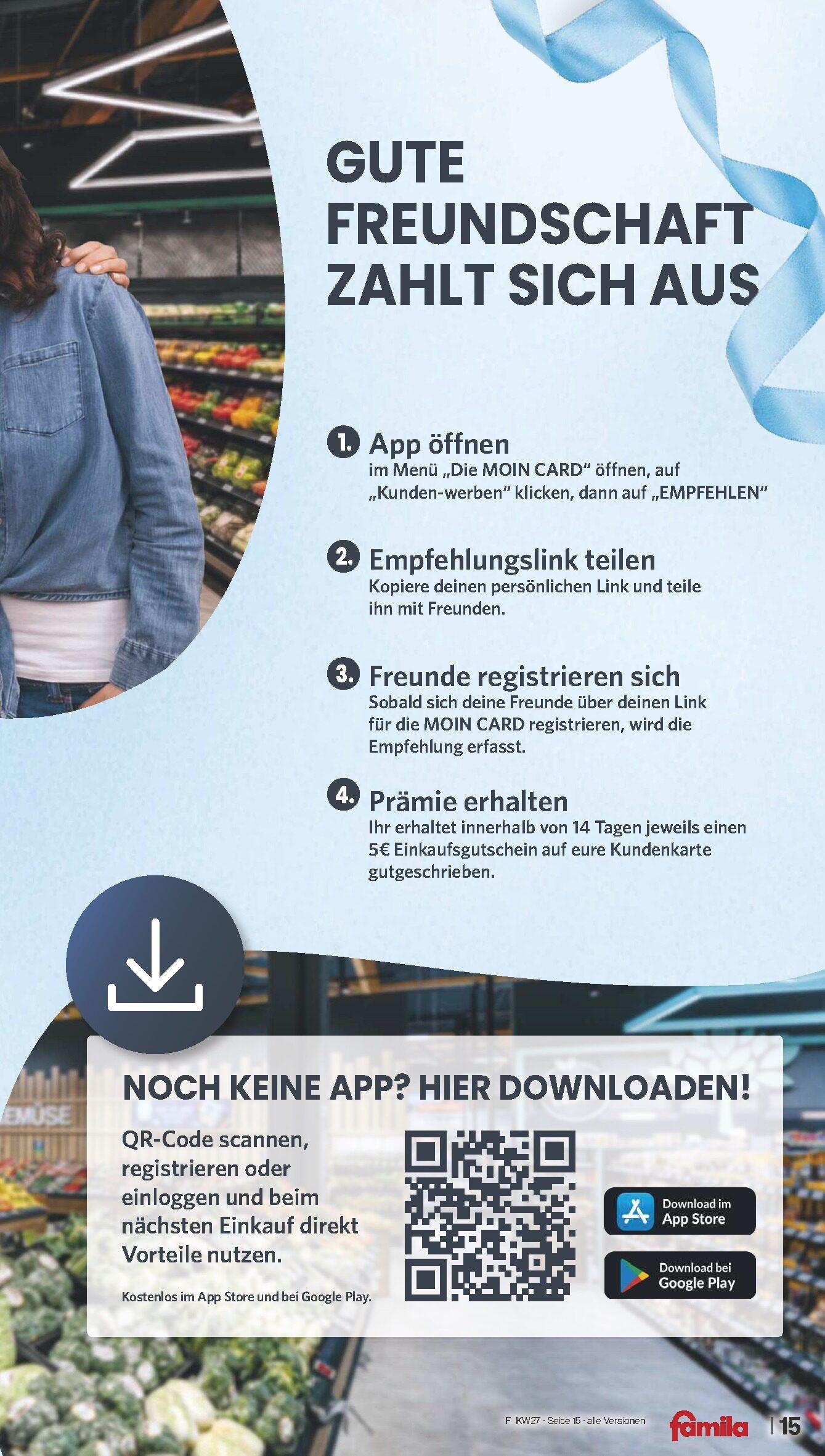 Famila Aktueller Prospekt ab Montag Seite 15