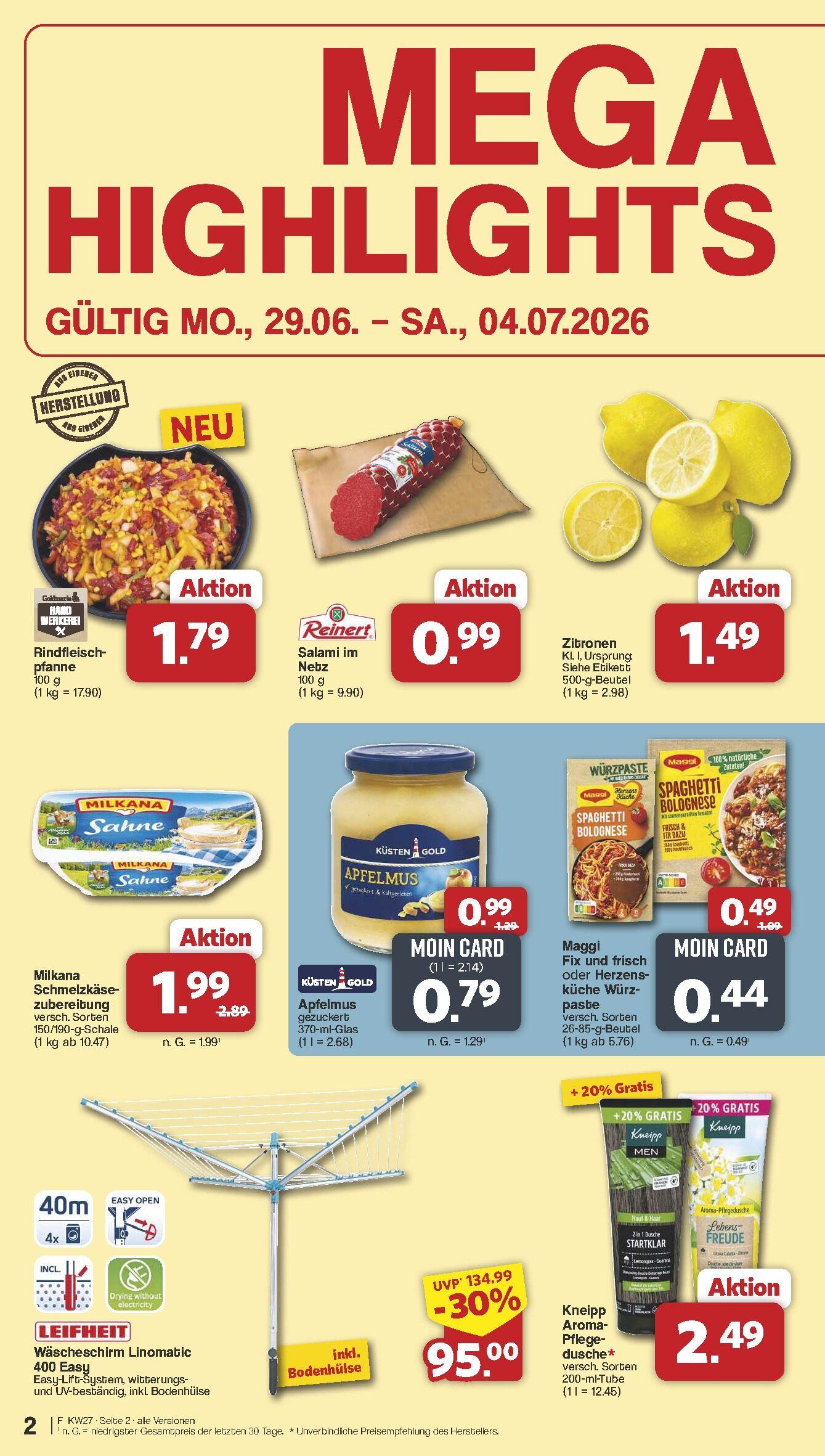 Famila Aktueller Prospekt ab Montag Seite 2
