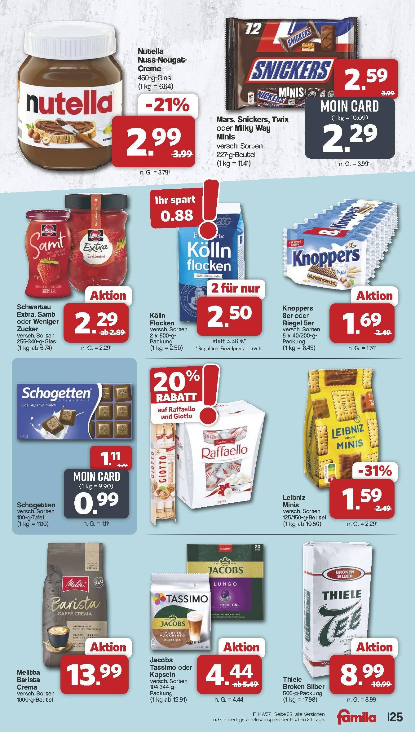Famila Aktueller Prospekt ab Montag Seite 25