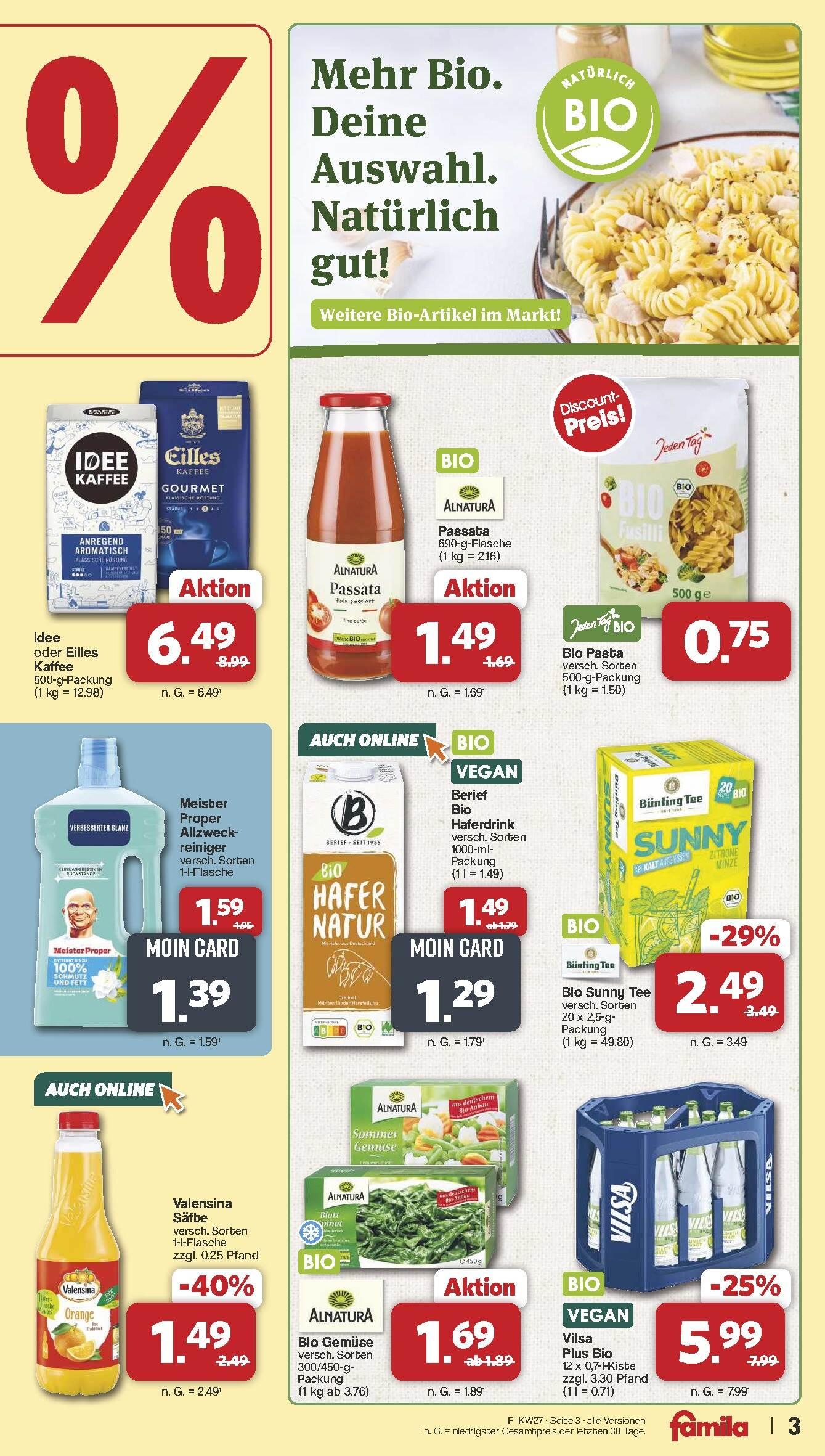 Famila Aktueller Prospekt ab Montag Seite 3